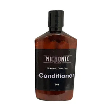 Micronic Silver all natural gluten free conditioner bottle, 9oz, premium hair care product