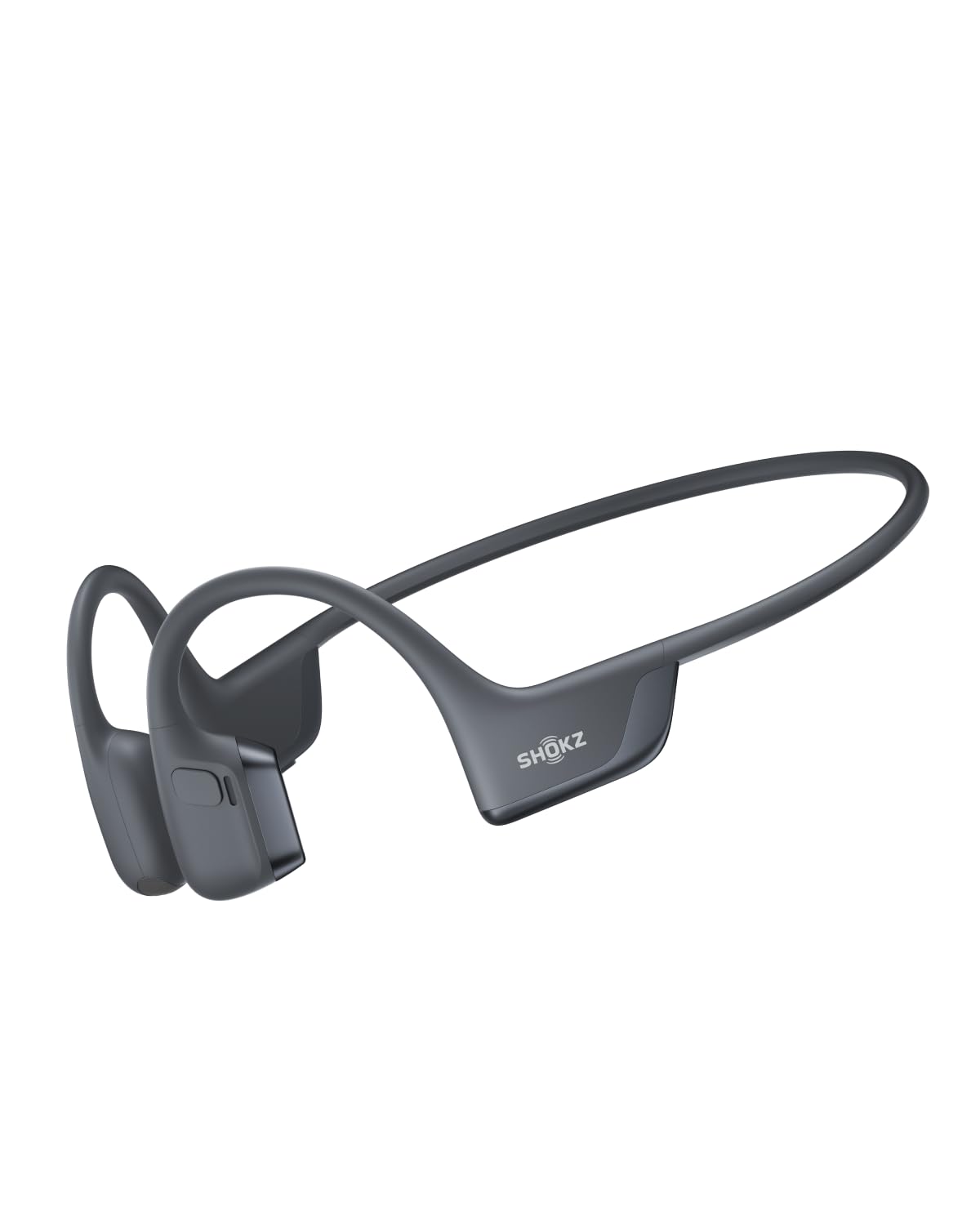 SHOKZ New OpenRun Pro 2 bone conduction wireless sport headphones with open-ear design, deep bass, and reflective strip for running.