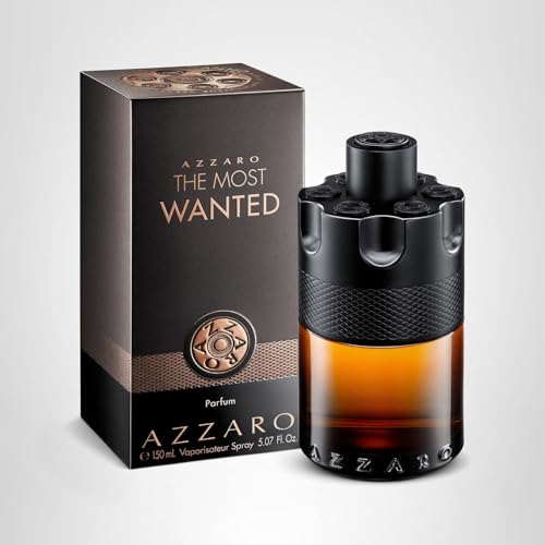 Azzaro The Most Wanted Parfum for men featuring a sleek bottle, representing a spicy and seductive fragrance for special occasions.
