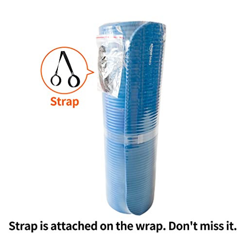 Old World Hub Amazon Basics extra thick exercise yoga mat with carrying strap, showing textured surface and rolled-up design.