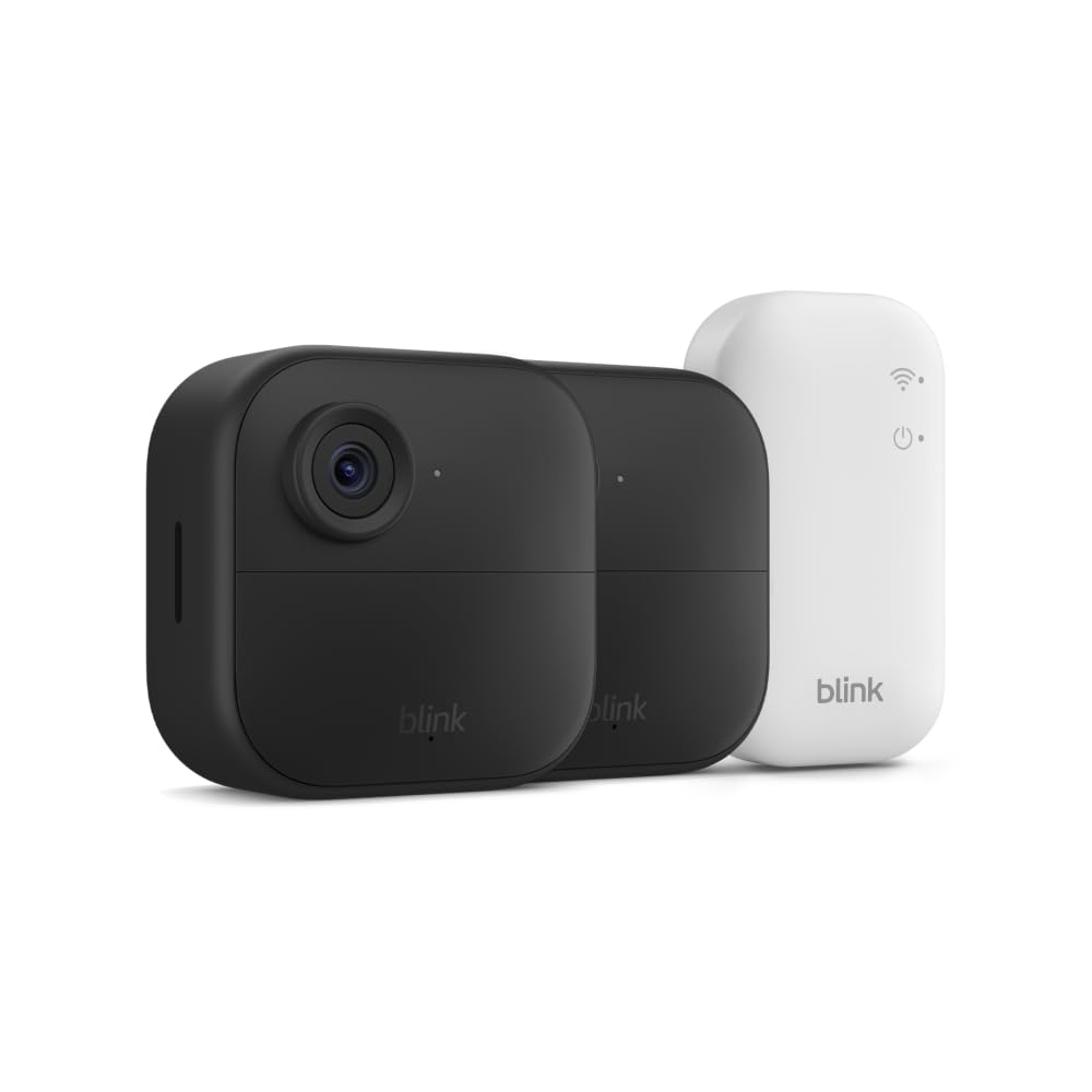Old World Hub Blink Outdoor 4 wireless smart security camera with two-way talk and long battery life, add-on model with sync module required