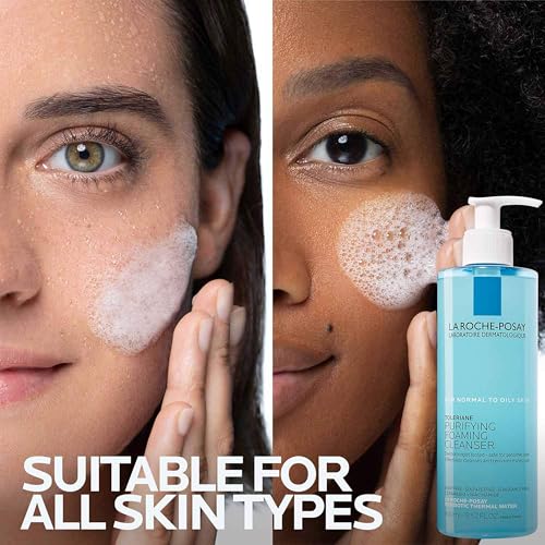 La Roche-Posay Toleriane Purifying Foaming Facial Cleanser, Oil Free Face Wash for Women & Men with Niacinamide + Ceramides, Pore Cleanser Safe For Sensitive Skin, Won’t Dry Out Skin, Soap Free - Old World Hub
