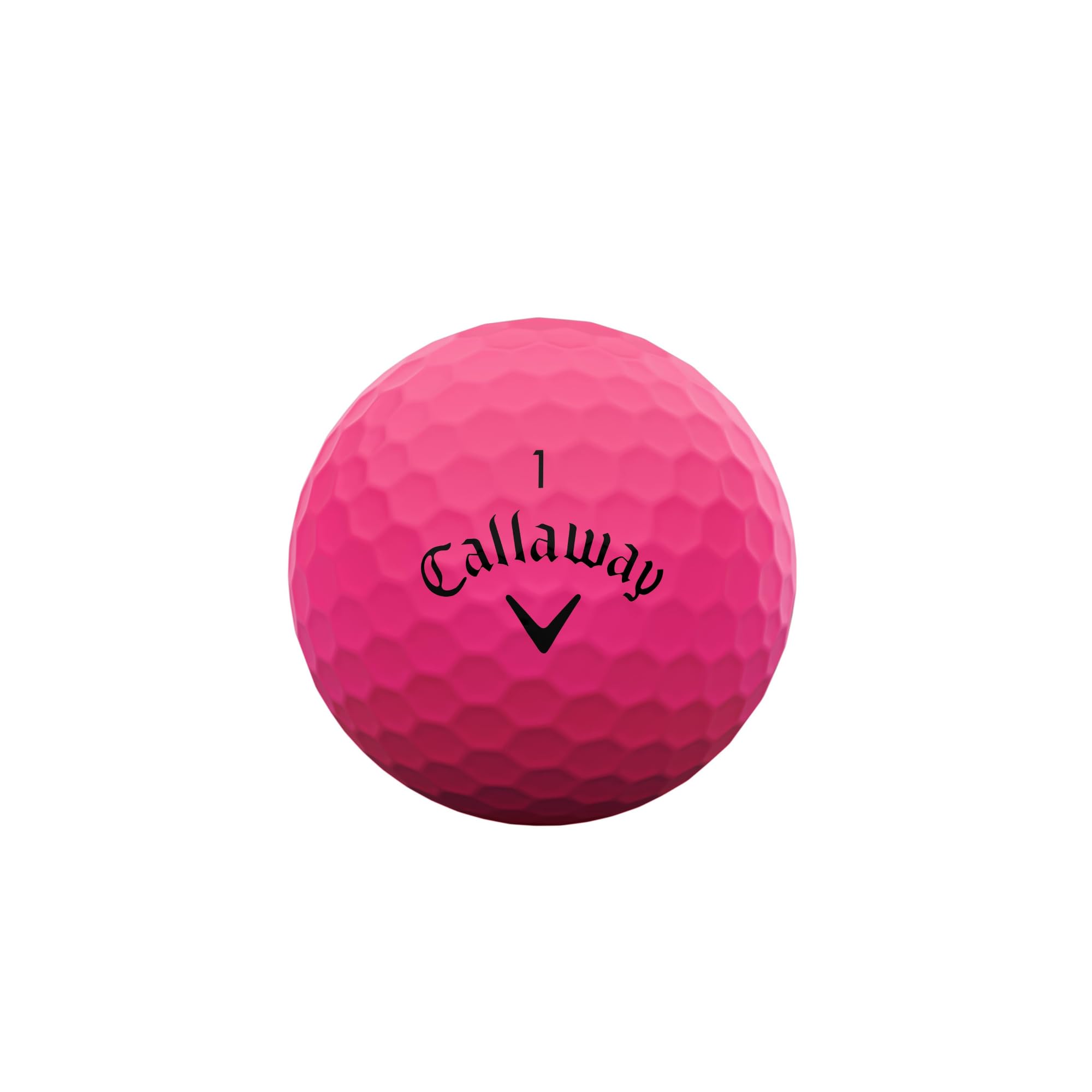 Close-up of Callaway Golf Supersoft golf balls showing the white balls with blue and red branding on a golf course.