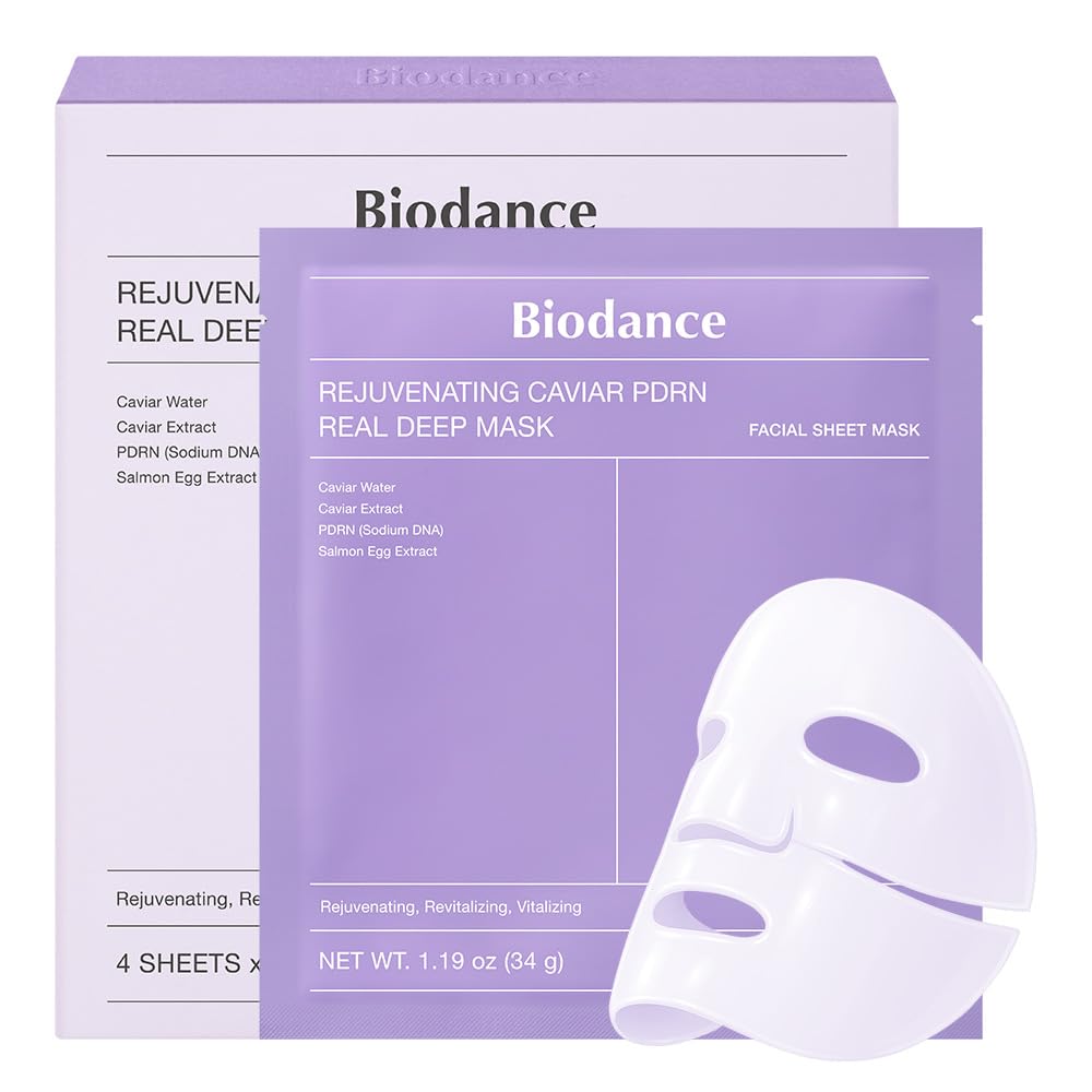 Old World Hub BIODANCE Bio-Collagen Real Deep Mask hydrating overnight hydrogel face mask with pore minimizing and skin plumping effects.