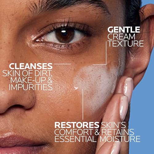 Old World Hub La Roche-Posay Toleriane Hydrating Gentle Face Cleanser for dry and sensitive skin, with niacinamide and ceramides.