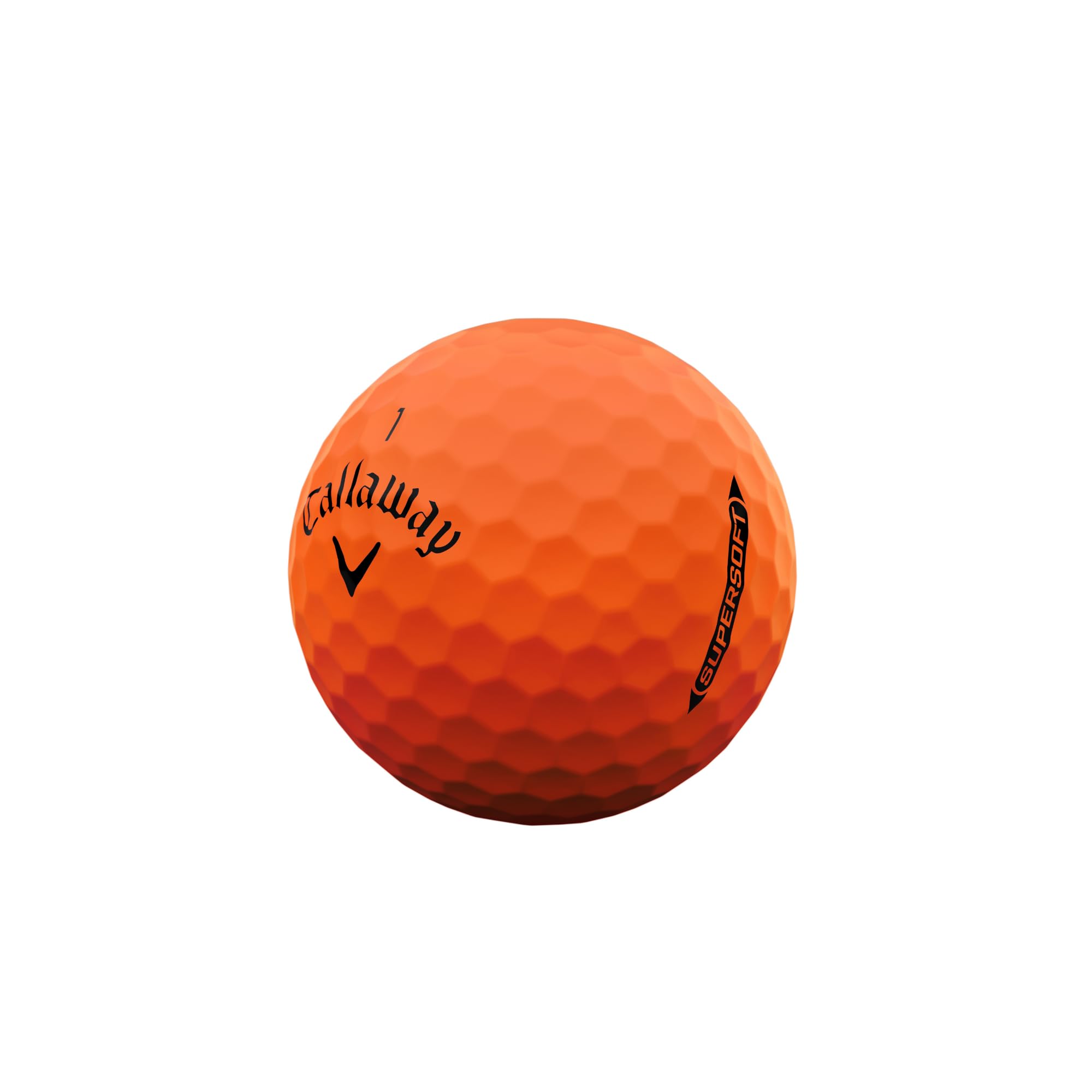 Callaway Supersoft Golf Balls from 2025 with bright yellow and white covers, showcasing the soft golf ball design and branding.