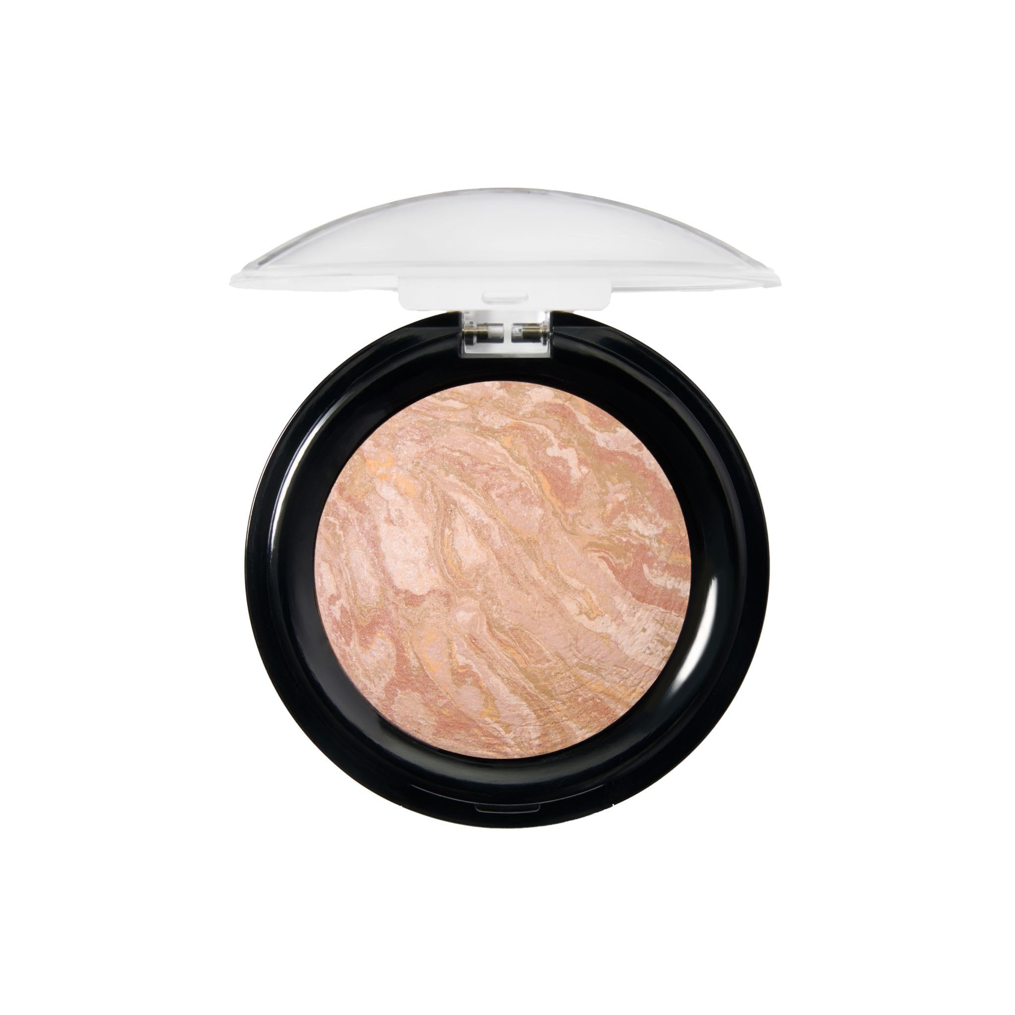 LAURA GELLER NEW YORK Baked Balance-n-Brighten color correcting powder foundation in medium shade, natural demi-matte finish, buildable coverage