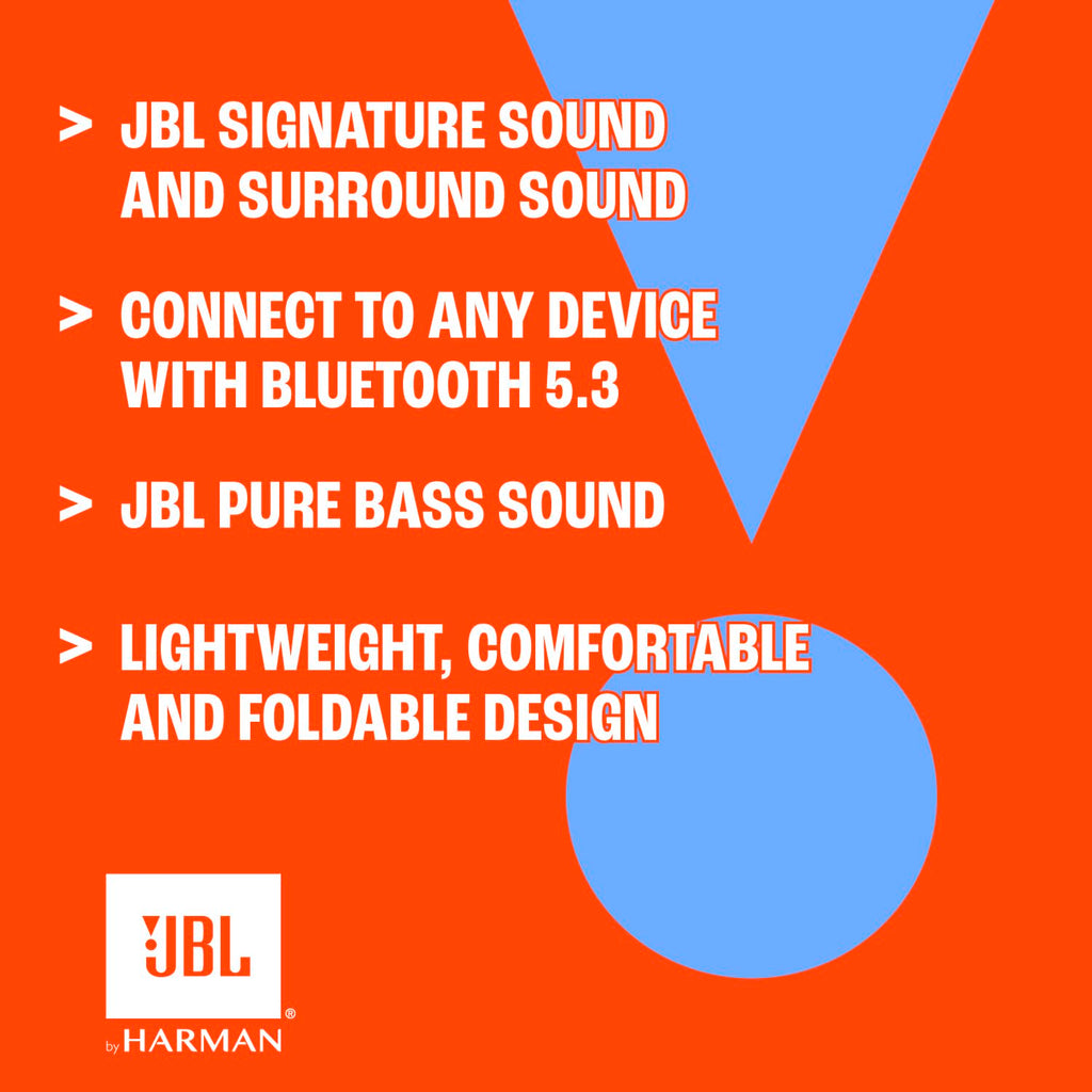 Black JBL Live 670NC wireless on-ear headphones with noise cancelling, foldable design, and up to 65-hour battery life.