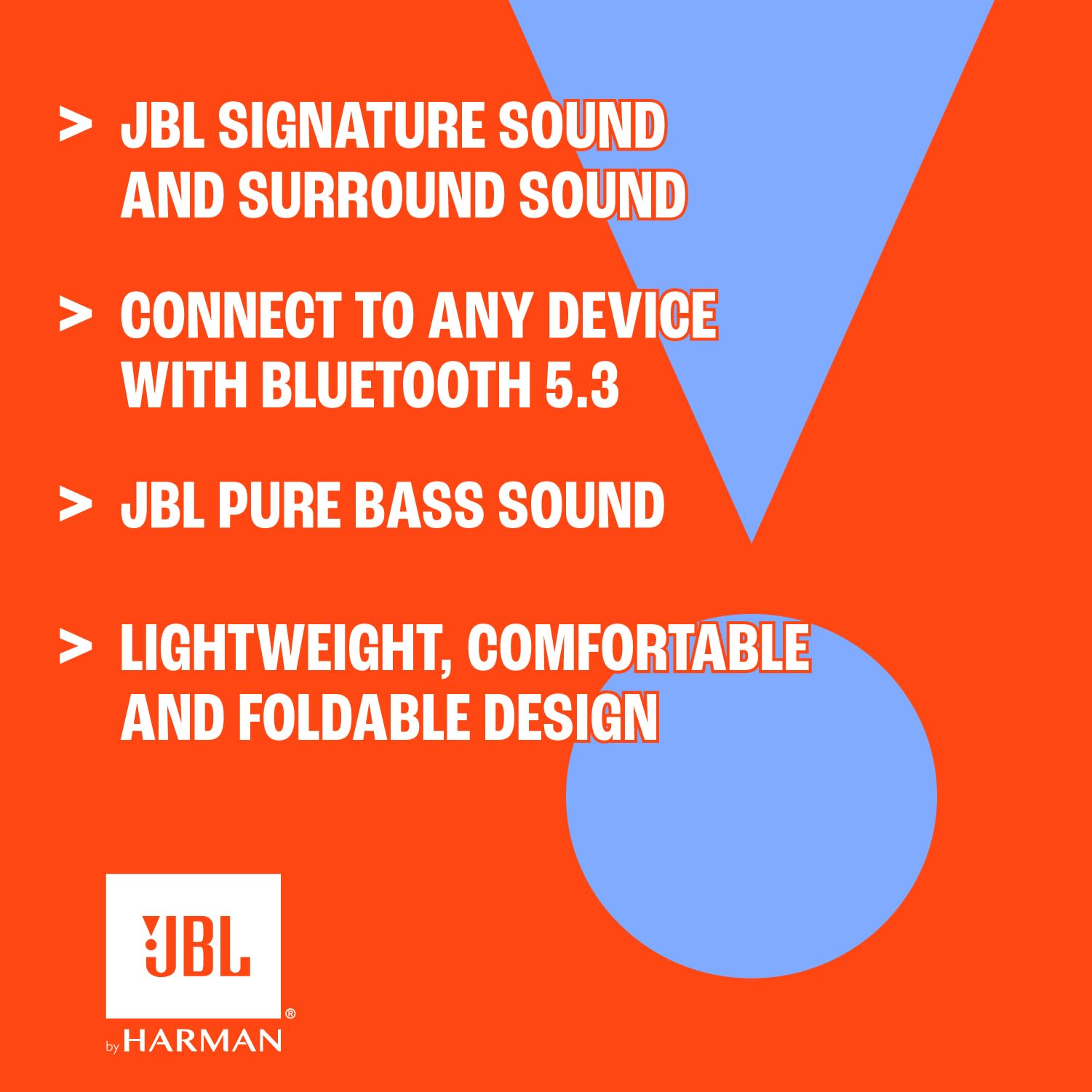 Black JBL Live 670NC wireless on-ear headphones with noise cancelling, foldable design, and up to 65-hour battery life.
