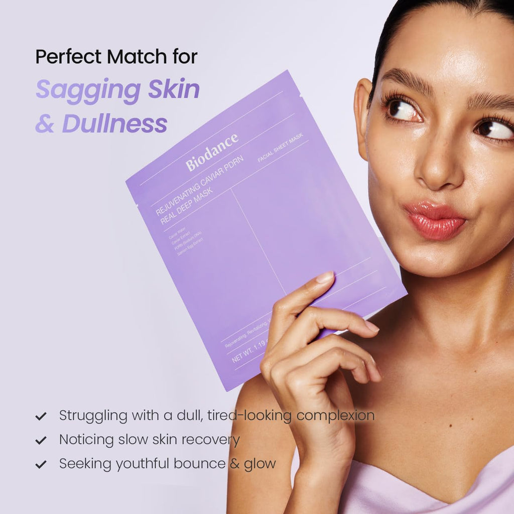 Old World Hub BIODANCE Bio-Collagen Real Deep Mask hydrating overnight hydrogel face mask with pore minimizing and skin elasticity.