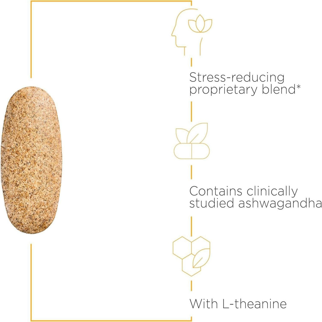 Old World Hub Integrative Therapeutics Cortisol Manager supplement tablets with Ashwagandha and L-Theanine for stress relief and relaxation.