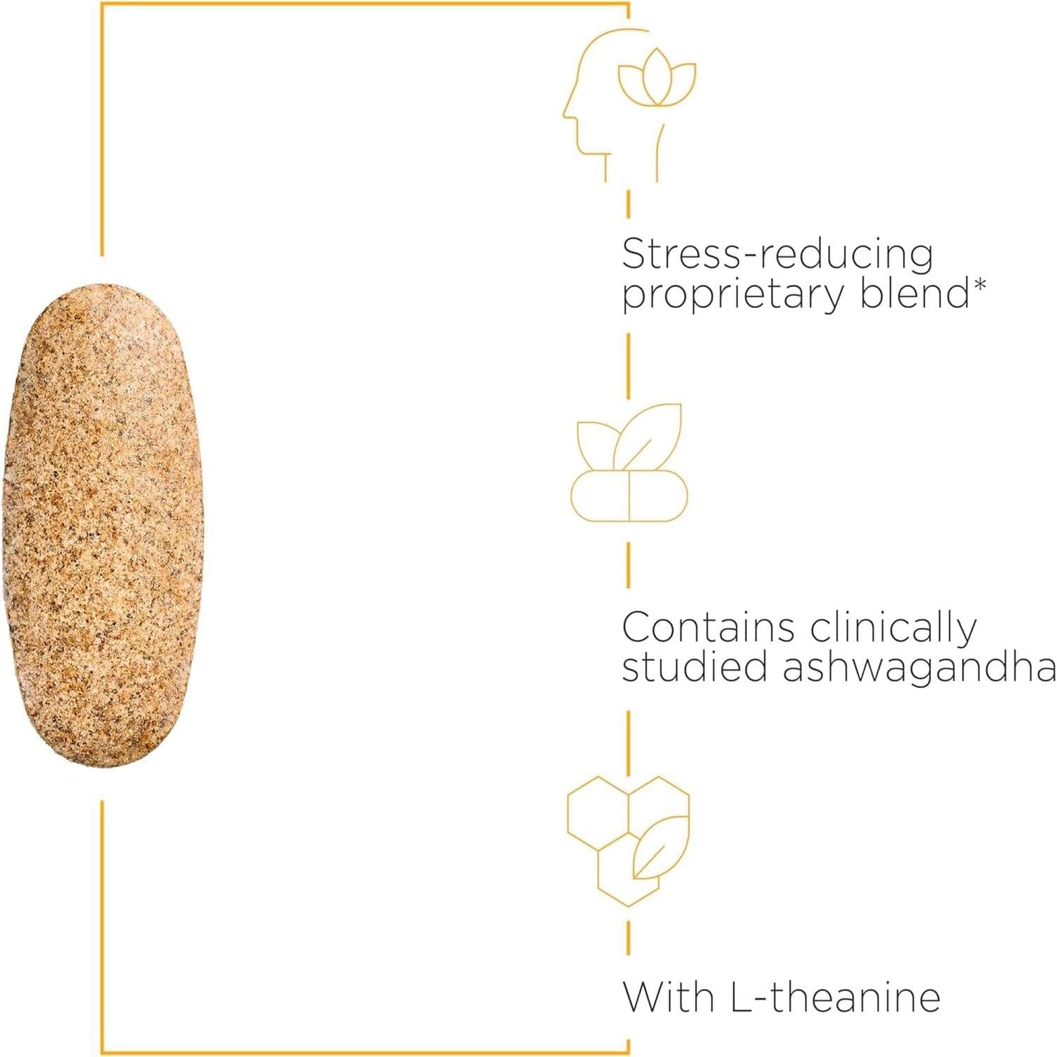 Old World Hub Integrative Therapeutics Cortisol Manager supplement tablets with Ashwagandha and L-Theanine for stress relief and relaxation.