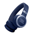 Black JBL Live 670NC wireless on-ear headphones with adaptive noise cancelling, lightweight design, and foldable for easy portability.