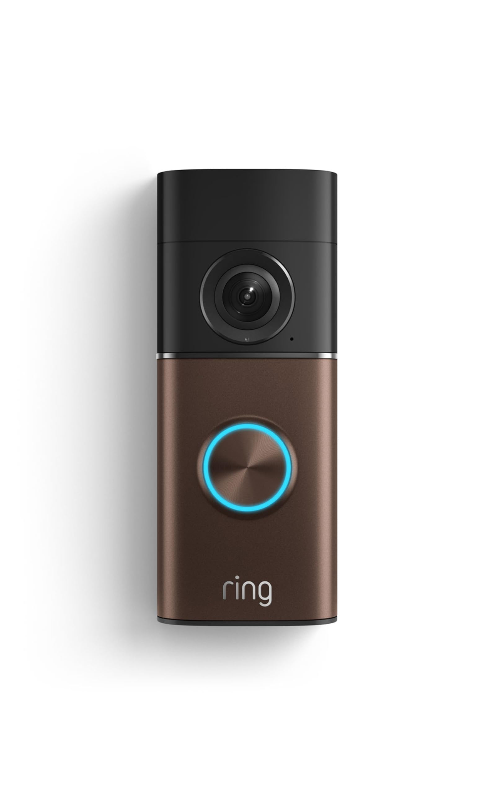 Ring Wired Doorbell Plus (newest model), Home or business security, Retinal 2K with wide-angle video, 4x Enhanced Zoom, and Low-Light Sight, Nickel Silver