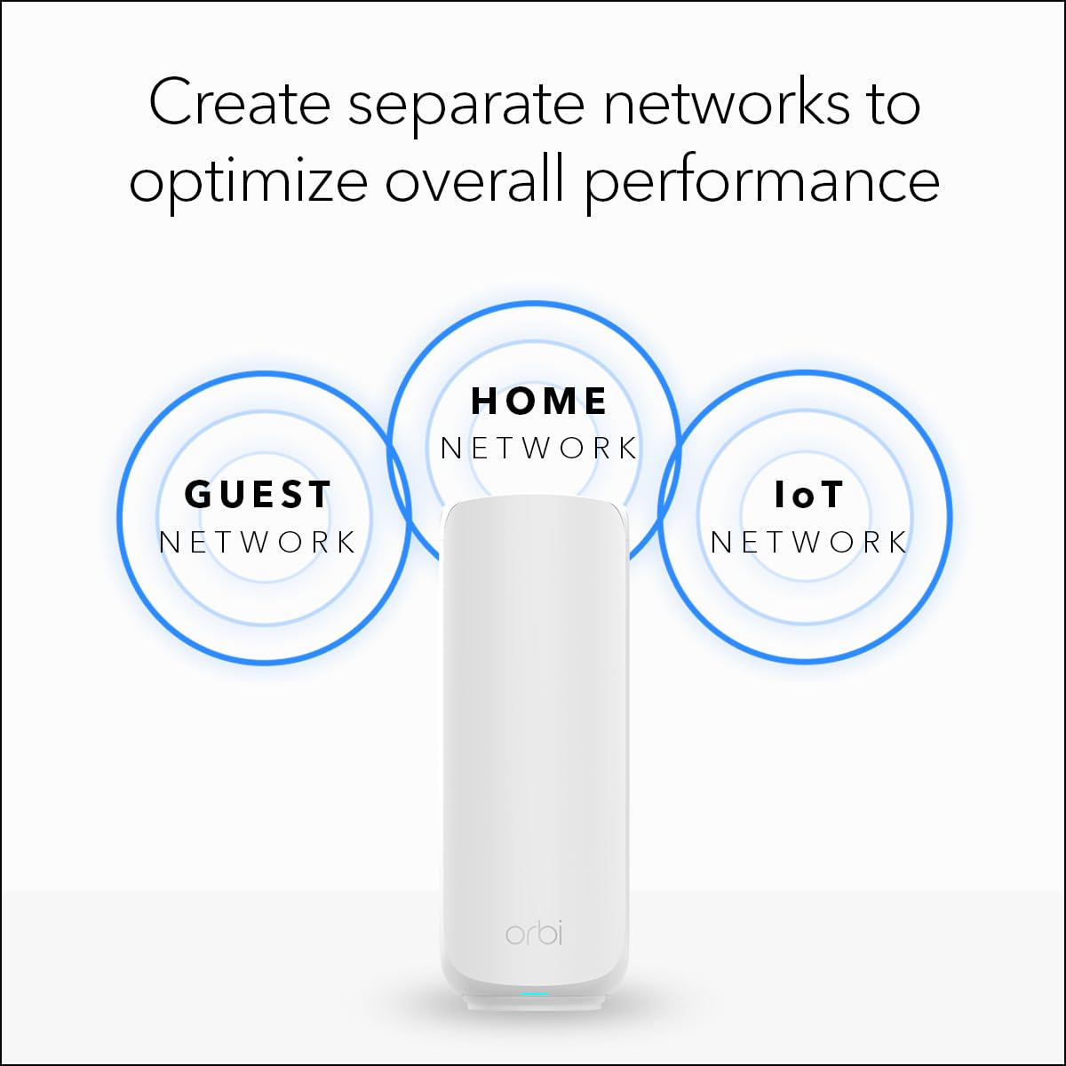 Old World Hub NETGEAR Orbi 370 Series WiFi 7 mesh network system with router and extender, covering 4,000 sq.ft., supports 70 devices