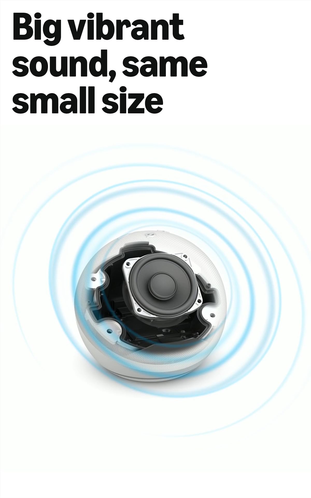 Old World Hub Amazon Echo Dot newest model in charcoal, compact smart speaker with vibrant sound, ideal for bedrooms, dining rooms, or offices.