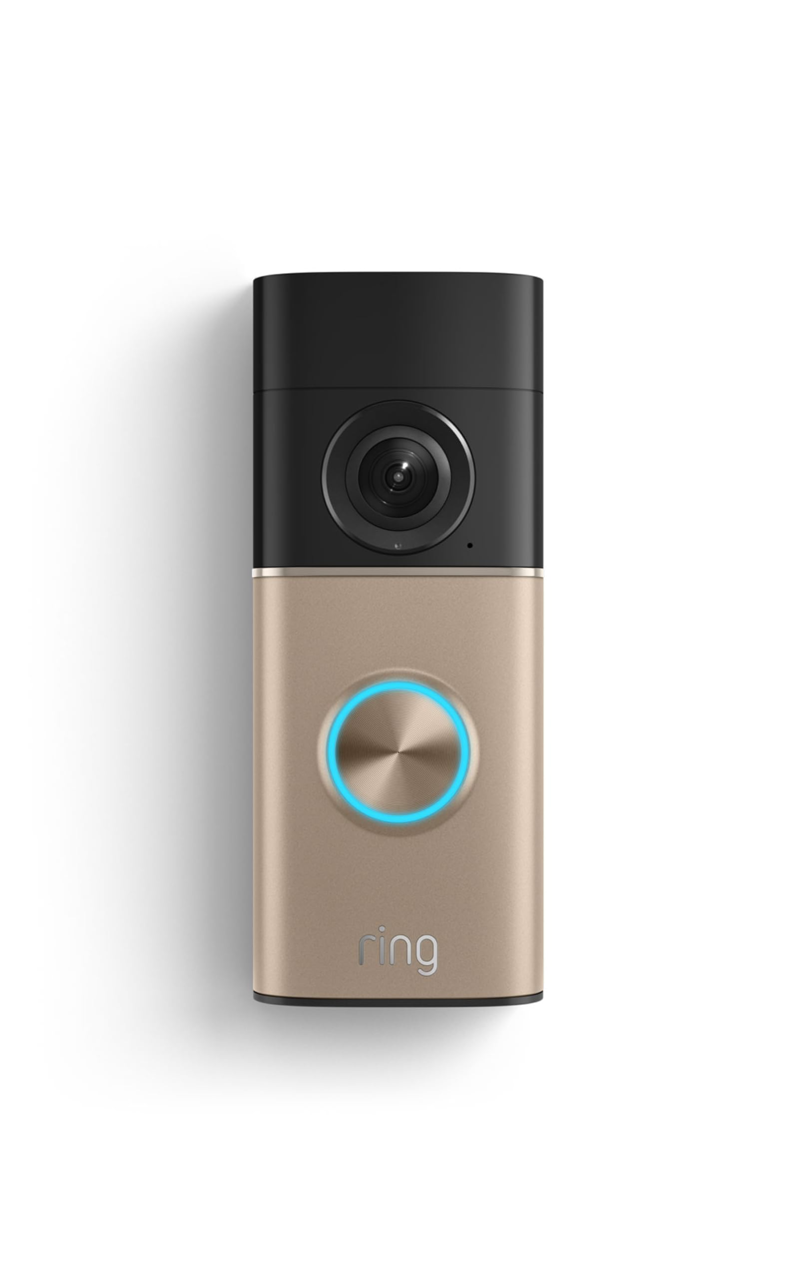 Ring Wired Doorbell Plus (newest model), Home or business security, Retinal 2K with wide-angle video, 4x Enhanced Zoom, and Low-Light Sight, Nickel Silver