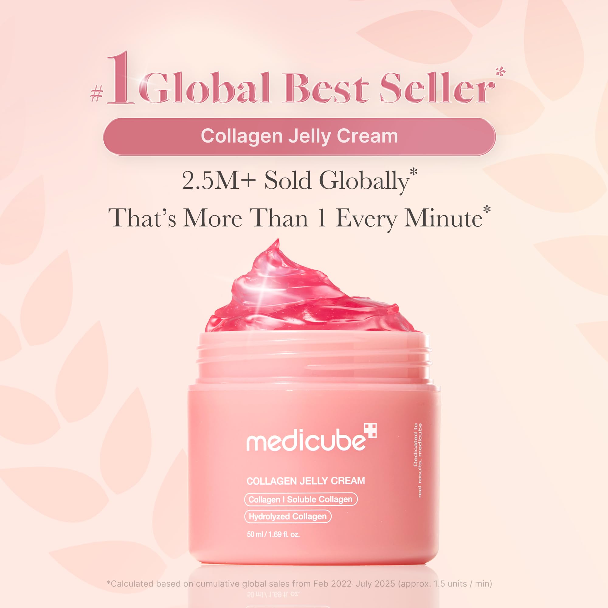 Old World Hub Medicube Jelly Cream with collagen and niacinamide, featuring freeze-dried hydrolyzed collagen for hydrated, glowing skin.