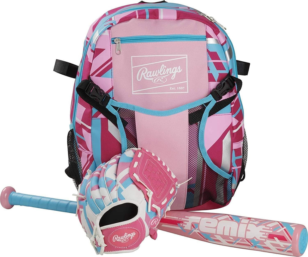 Rawlings Remix T-Ball Bat with 2 1/4-inch barrel, aluminum construction, USA Baseball & Softball, -12 drop, one-piece design.