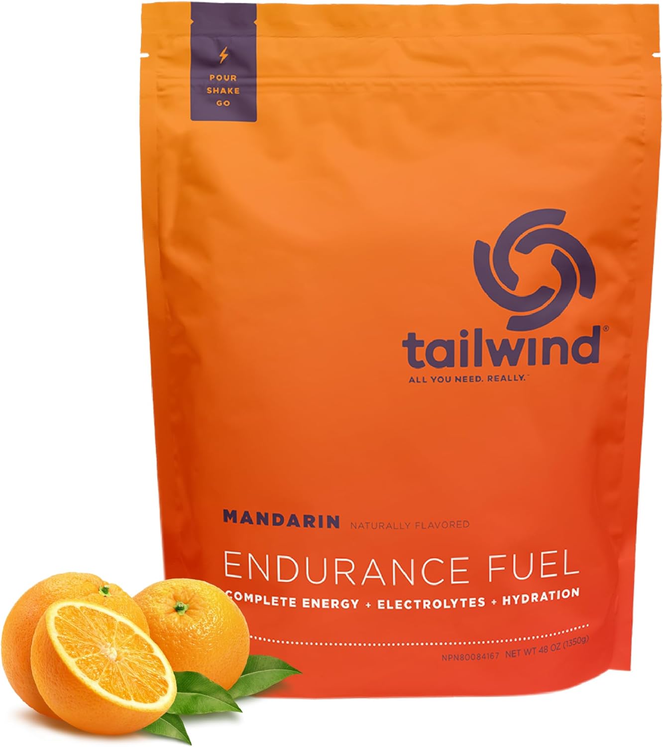 Old World Hub Tailwind Nutrition Endurance Fuel sports drink mix powder with berry flavor, gluten-free and vegan, 30 servings