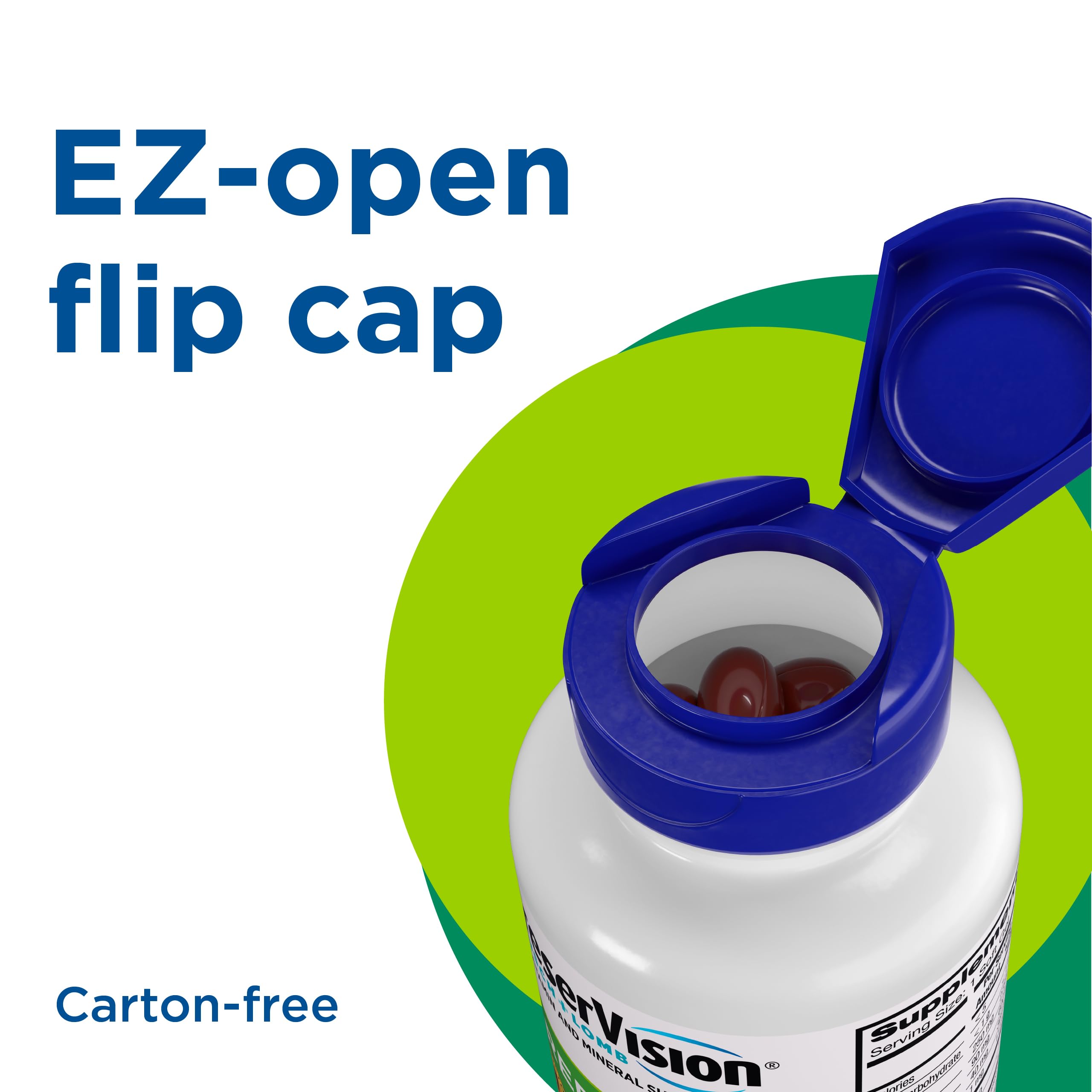 Old World Hub PreserVision AREDS 2 eye vitamins softgels with lutein, zeaxanthin, vitamins C, E, zinc, and copper for eye health