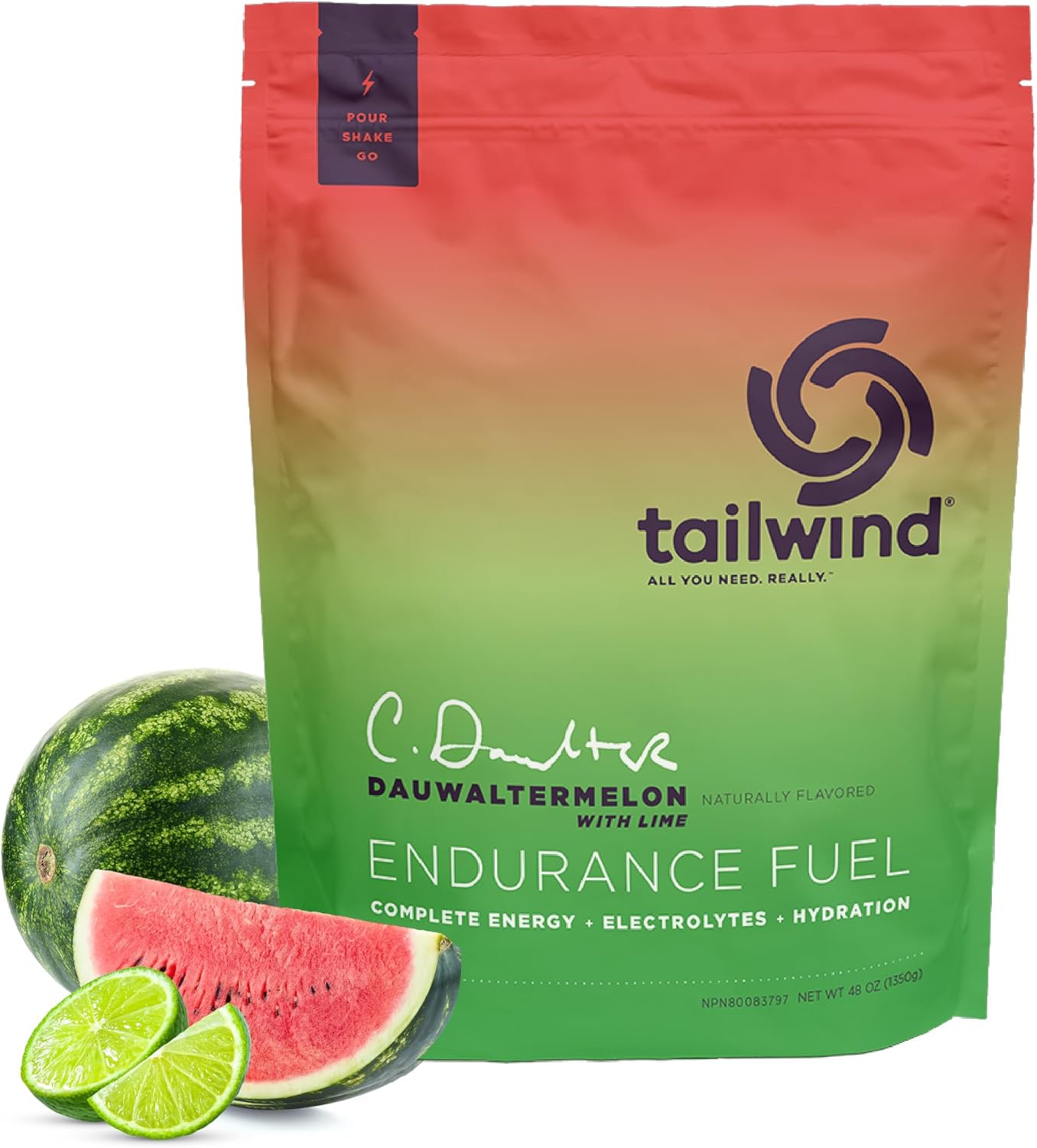 Old World Hub Tailwind Nutrition Endurance Fuel berry sports drink mix powder with carbohydrates and electrolytes, gluten-free and vegan.