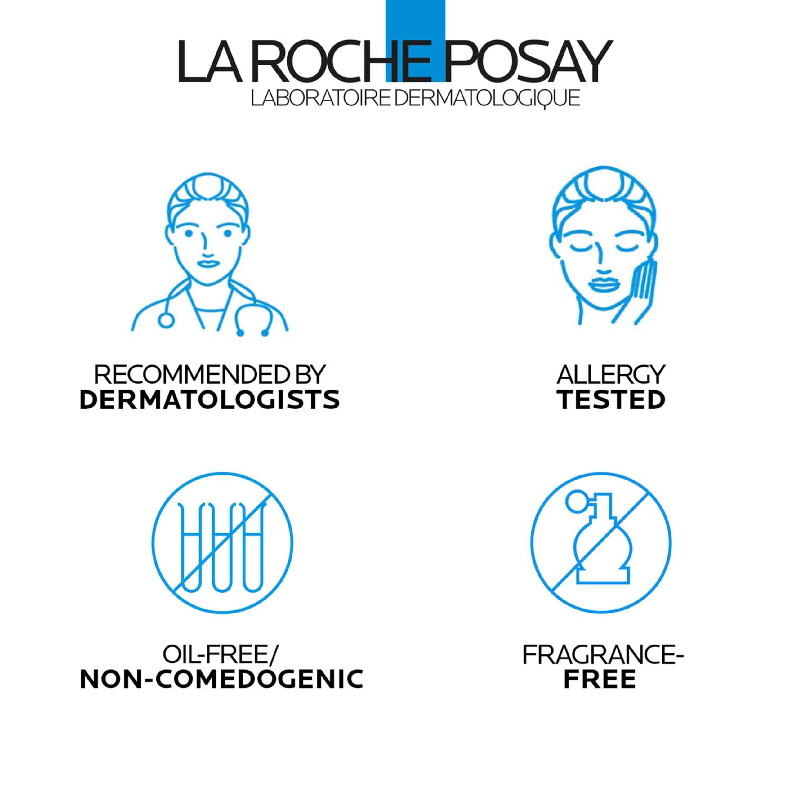 La Roche-Posay Toleriane Purifying Foaming Facial Cleanser in a bottle, oil-free face wash with niacinamide and ceramides for sensitive skin