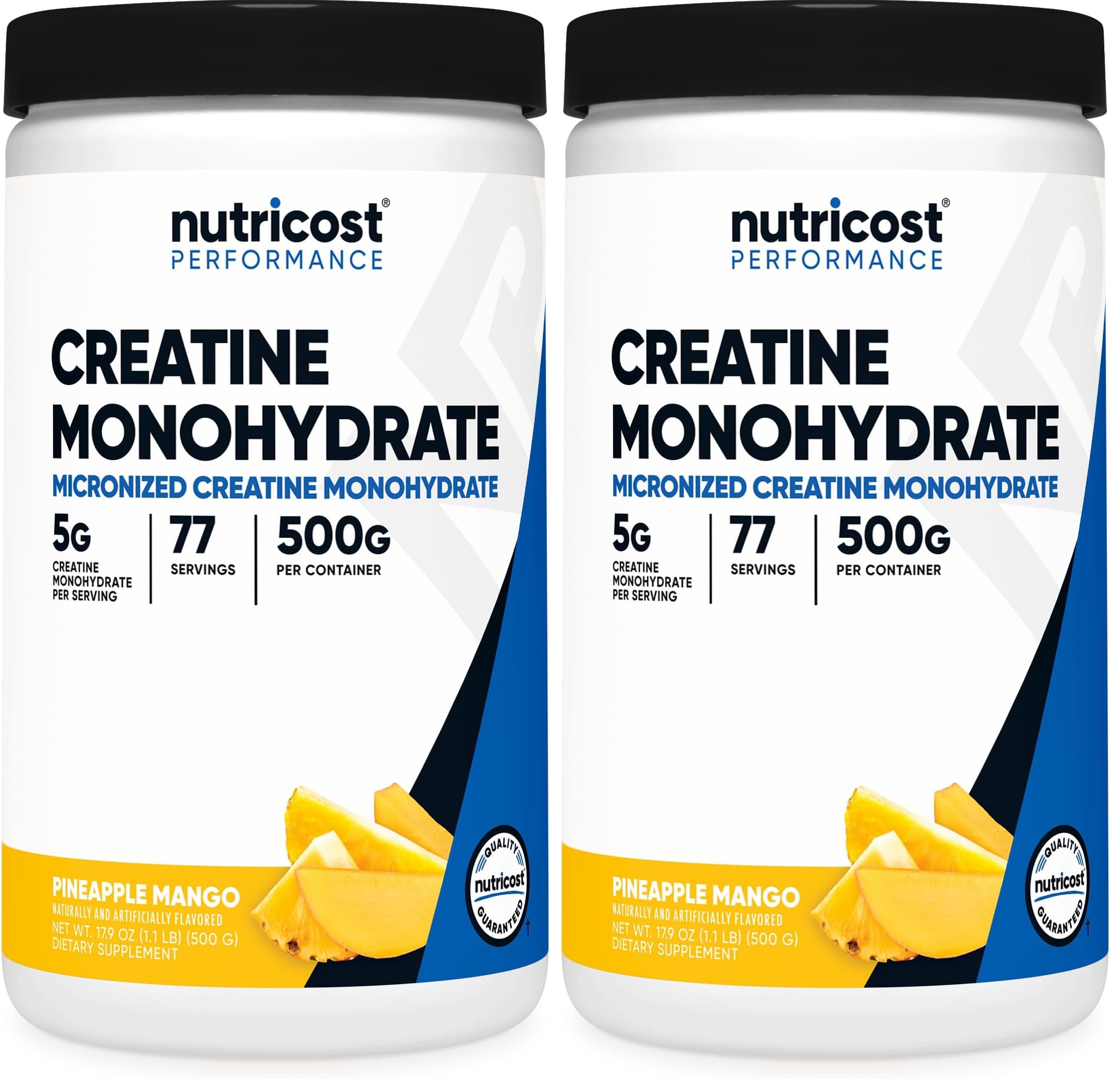 Old World Hub Nutricost Creatine Monohydrate Micronized Powder in a 17.9 oz jar, showing the white powder supplement for muscle support.