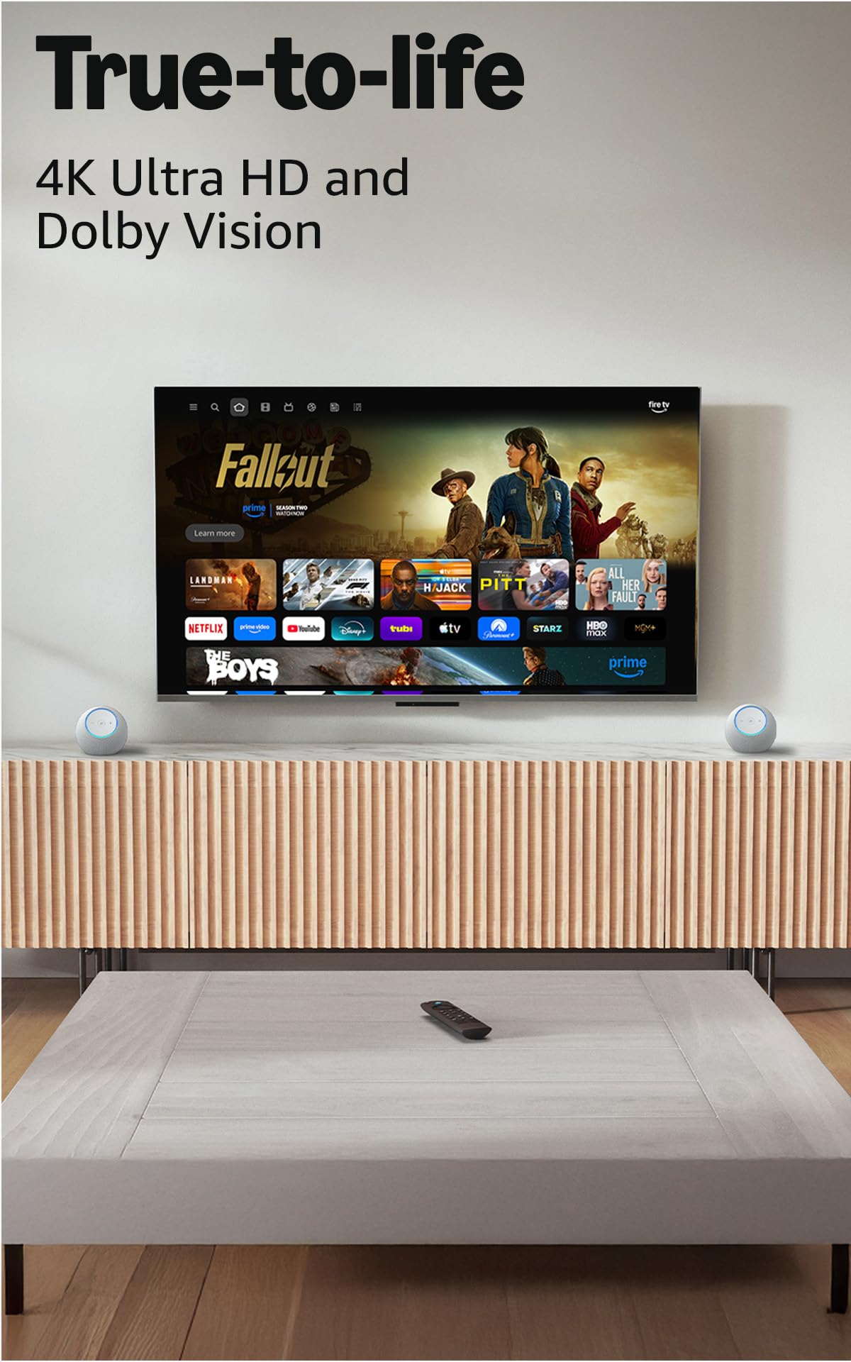 Amazon Fire TV Stick 4K Plus by Old World Hub, streaming device with Alexa+, Wi-Fi 6, and AI-powered search for movies and TV shows.