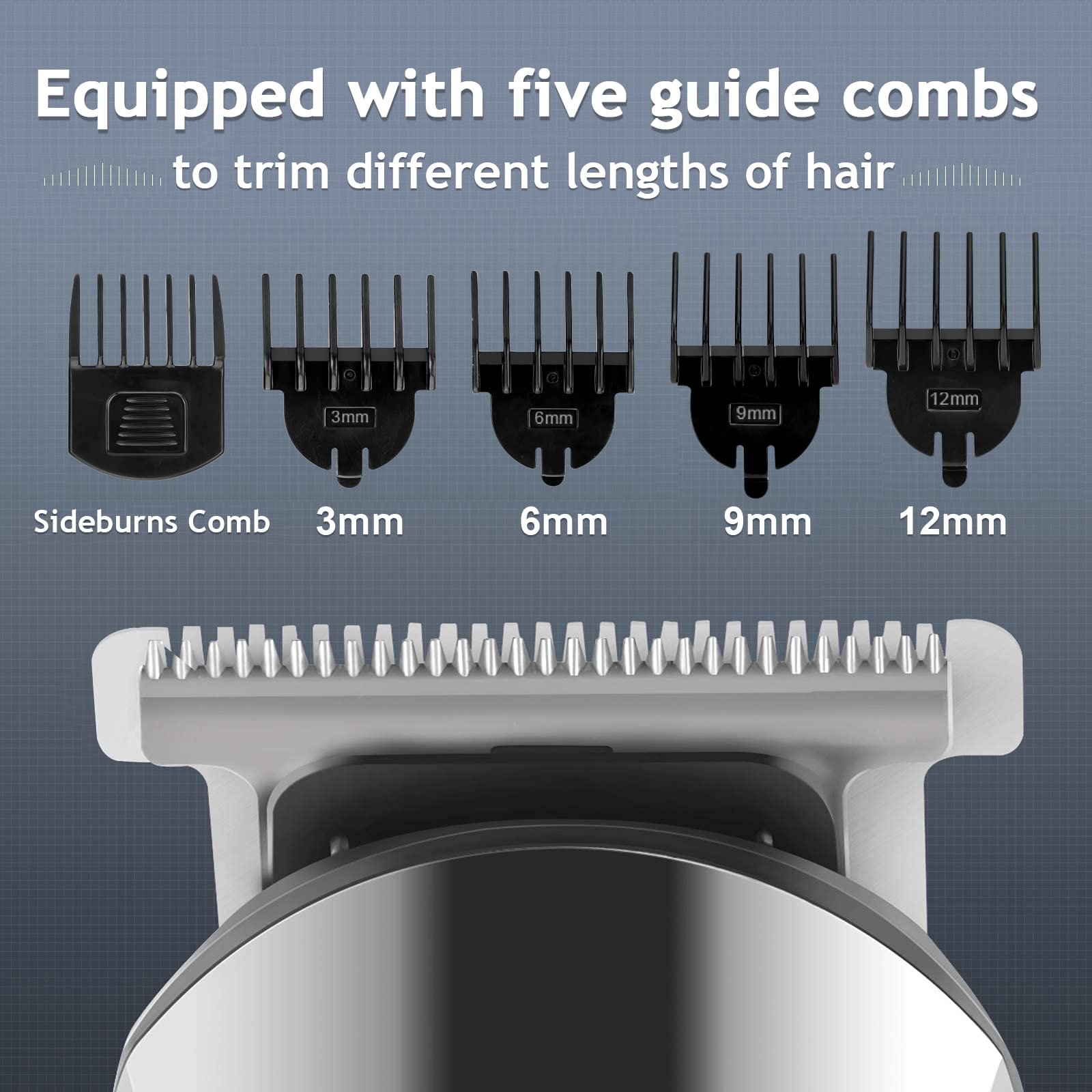 Old World Hub Ufree beard trimmer for men, waterproof electric razor for face, nose, body, and mustache grooming.