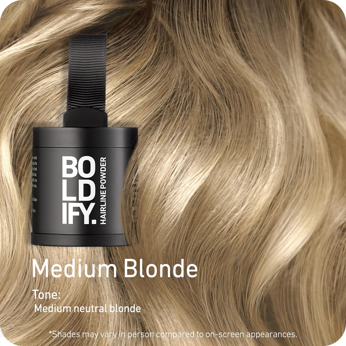 Old World Hub Boldify Hairline Powder for root touch-up and gray coverage, dark brown, conceals bald spots, stain-proof, 24-hour wear