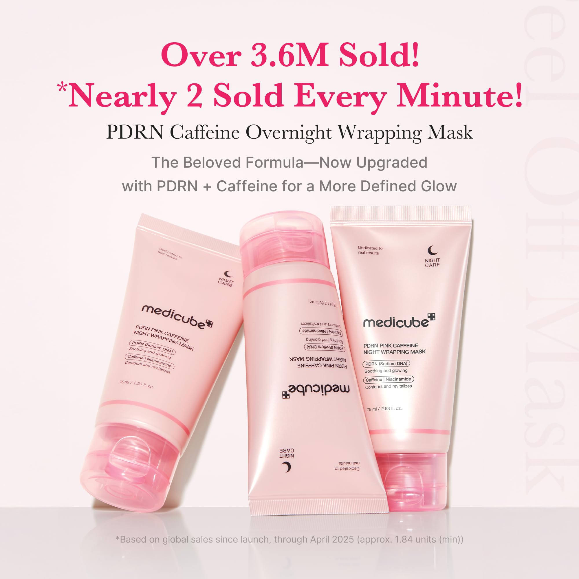 Medicube Wrapping Mask Collagen overnight peel-off facial mask with hydrolyzed collagen for elasticity, hydration, and glowing skin.