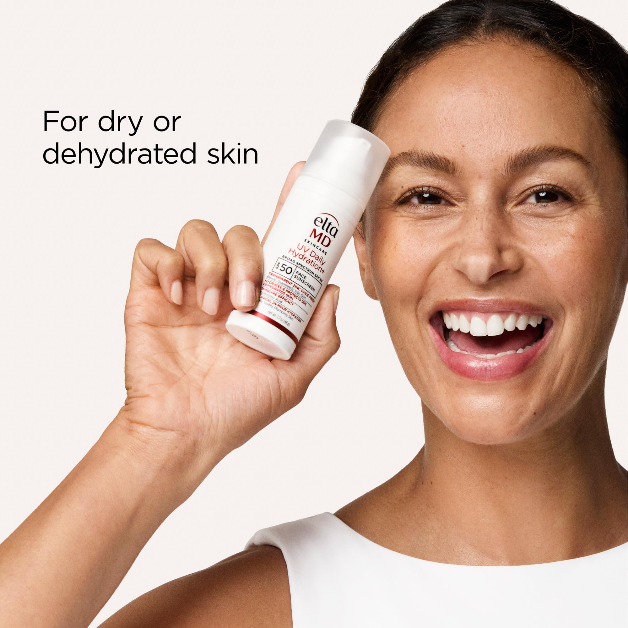 EltaMD UV Daily face sunscreen moisturizer with zinc oxide, suited for dry, combination, and normal skin types.