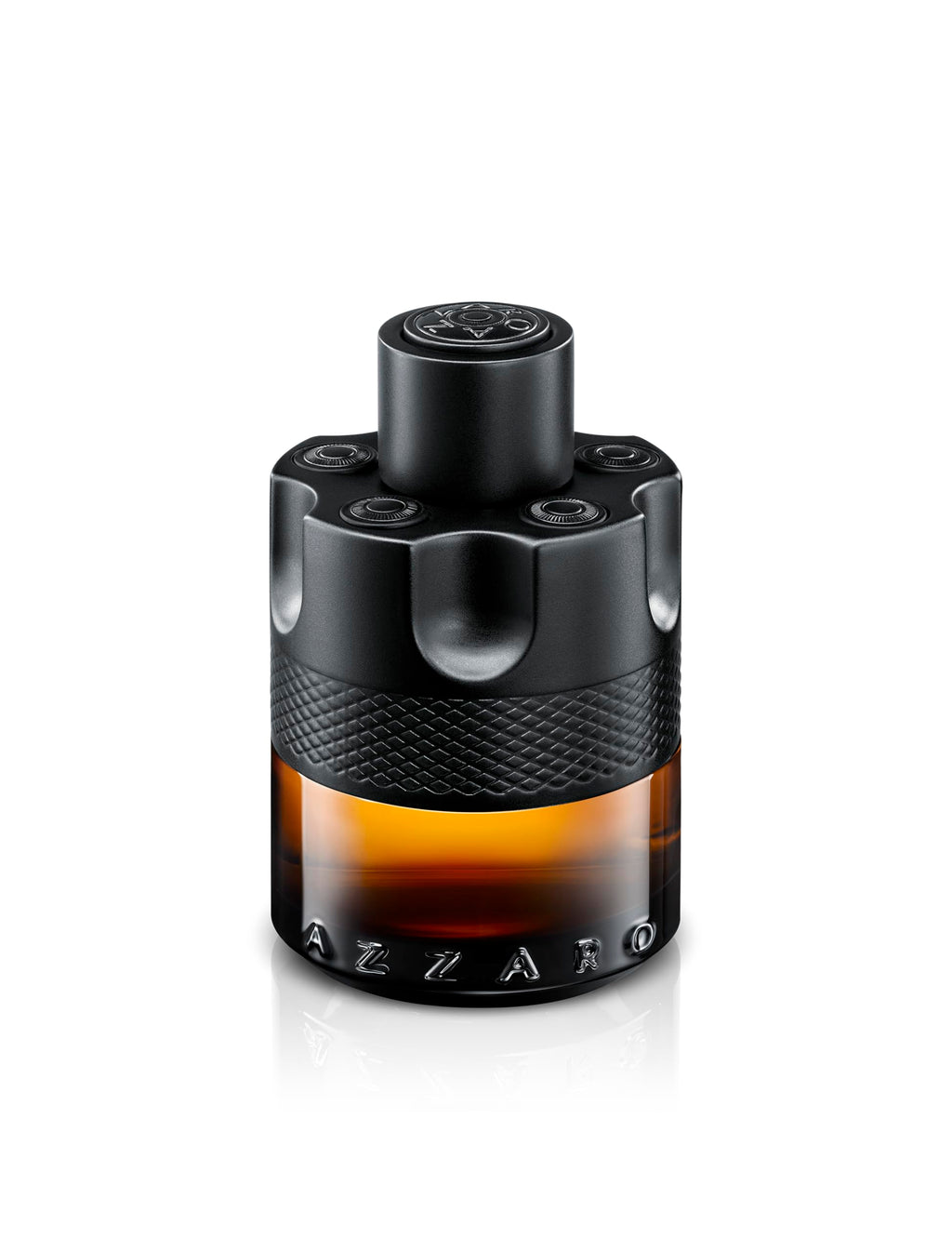 Azzaro The Most Wanted Parfum for men, featuring a sleek bottle with a spicy, seductive scent ideal for evening wear.