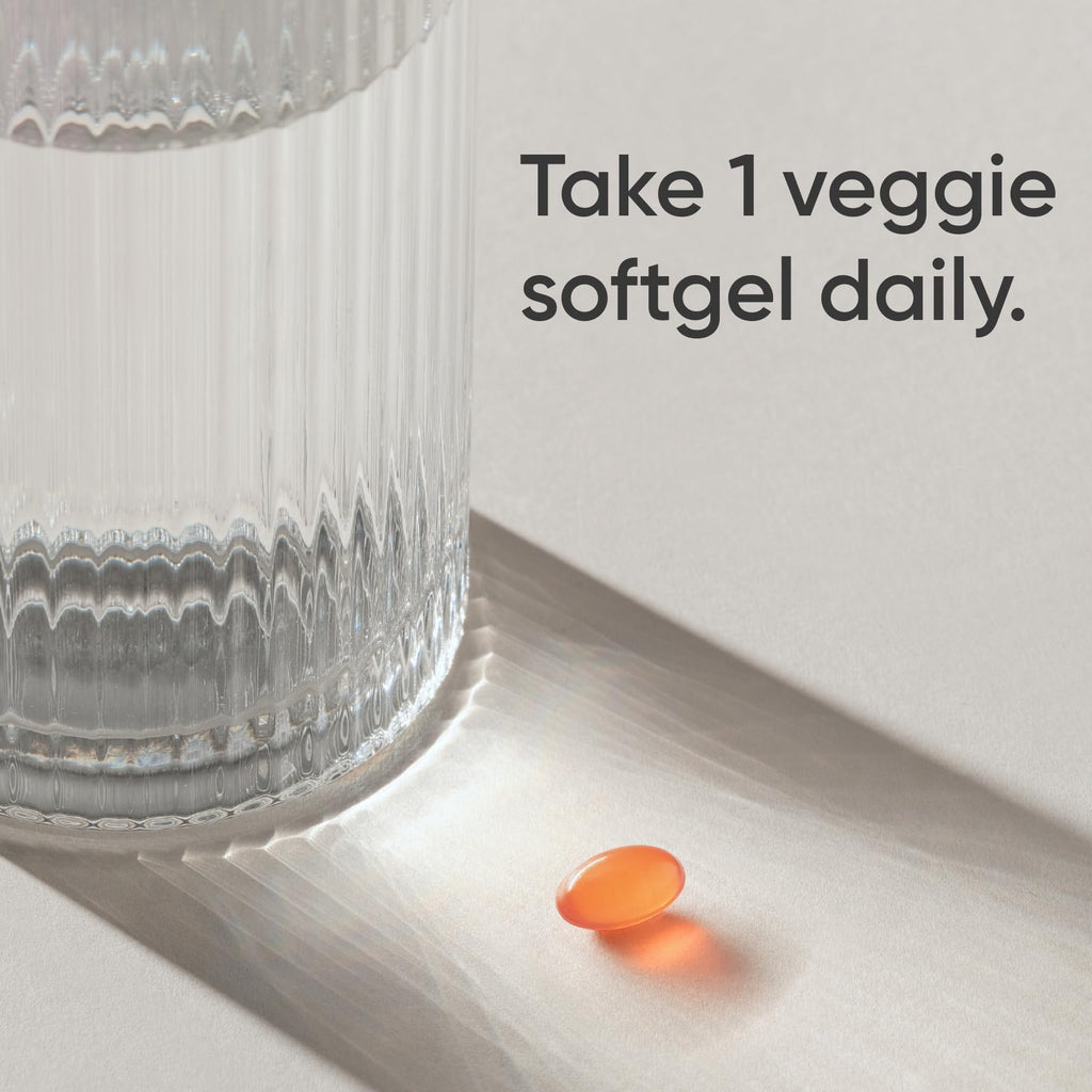Sports Research Vitamin D3 + K2 softgels with coconut oil, vegan, non-GMO, soy-free supplement for bone and immune support.