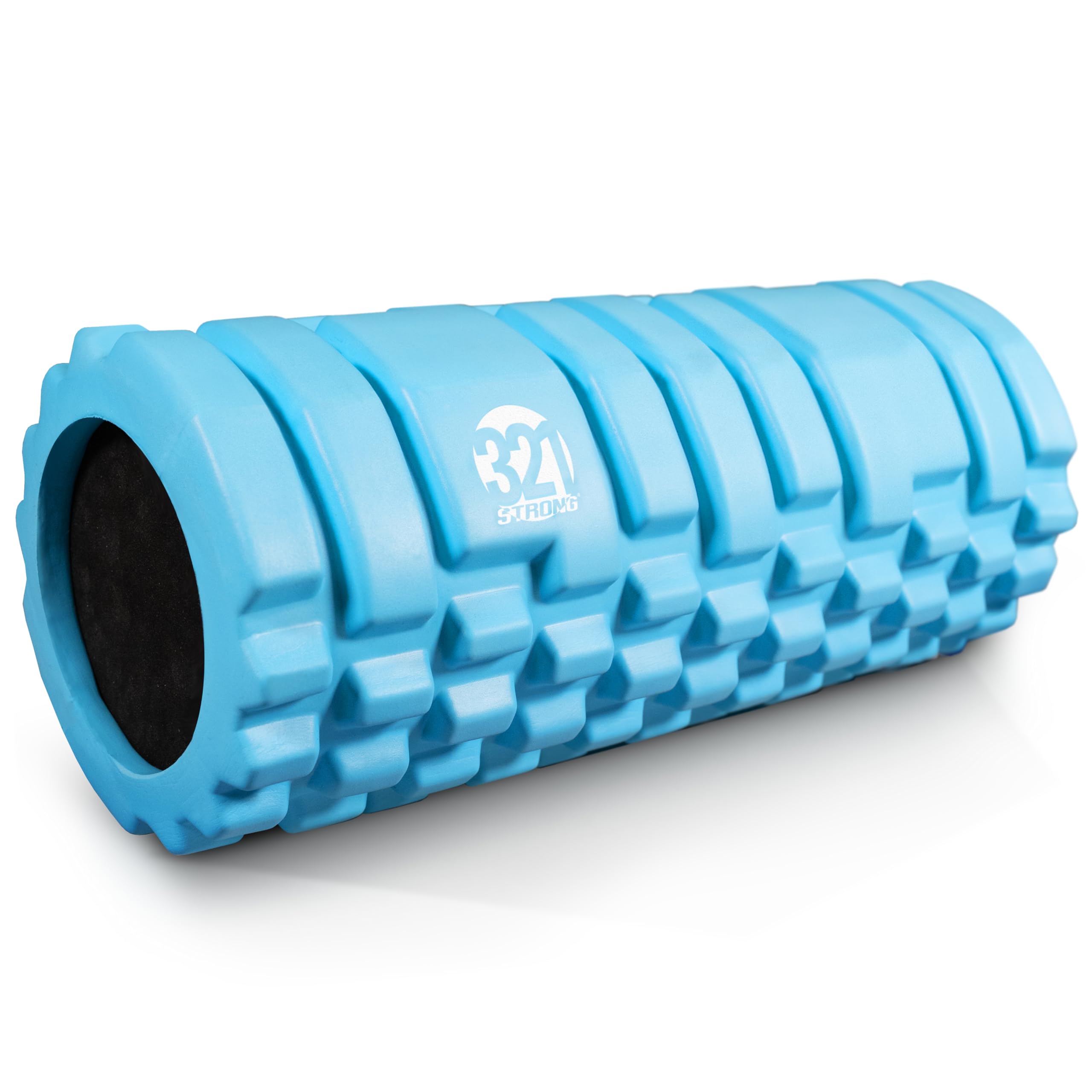 Old World Hub 321 Strong Foam Roller for muscle massage and trigger point release, medium density deep tissue massager with eBook