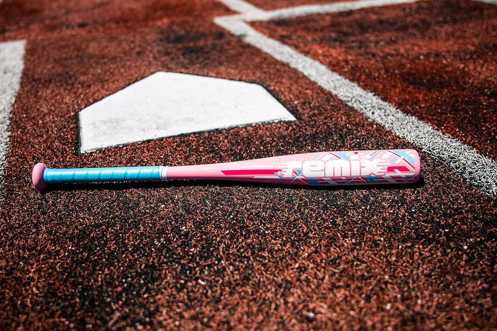 Rawlings Remix T-Ball Bat with 2 1/4" barrel, 1-piece aluminum construction, USA Baseball & Softball, -12 drop.