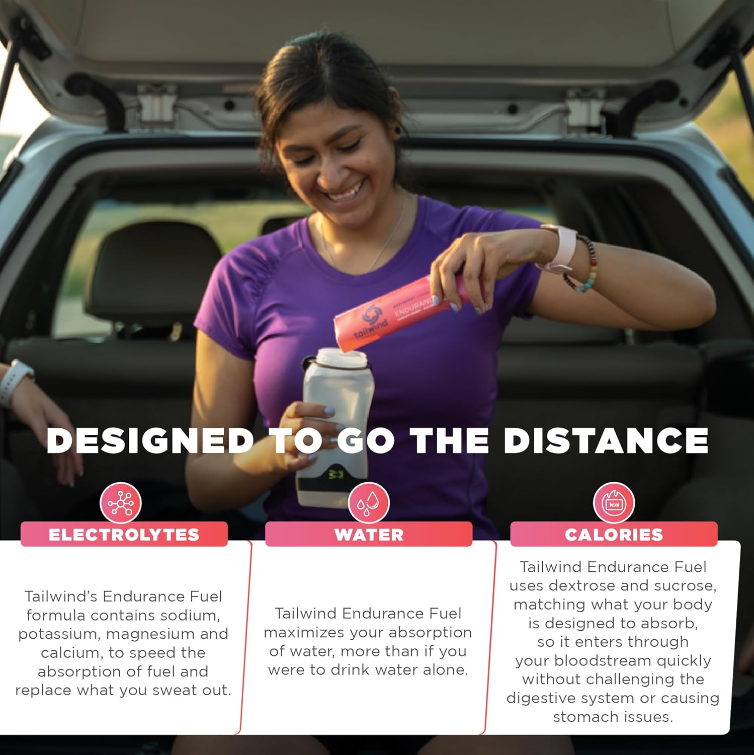 Old World Hub Tailwind Nutrition Endurance Fuel sports drink mix powder in berry flavor with carbohydrates and electrolytes, gluten-free and vegan.