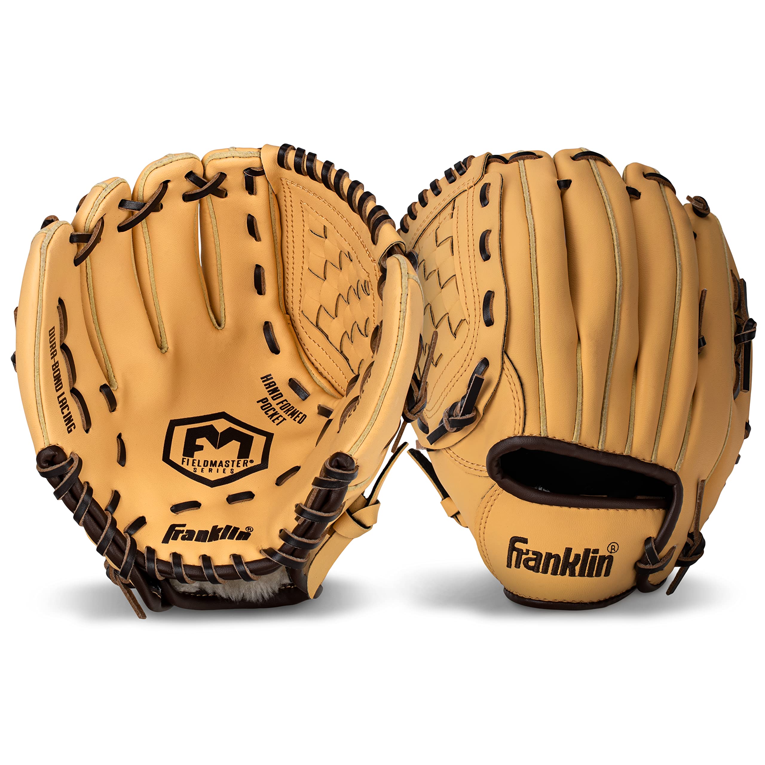 Old World Hub Franklin Sports Field Master baseball and softball glove, right-handed throw, adult and youth men's and women's mitts