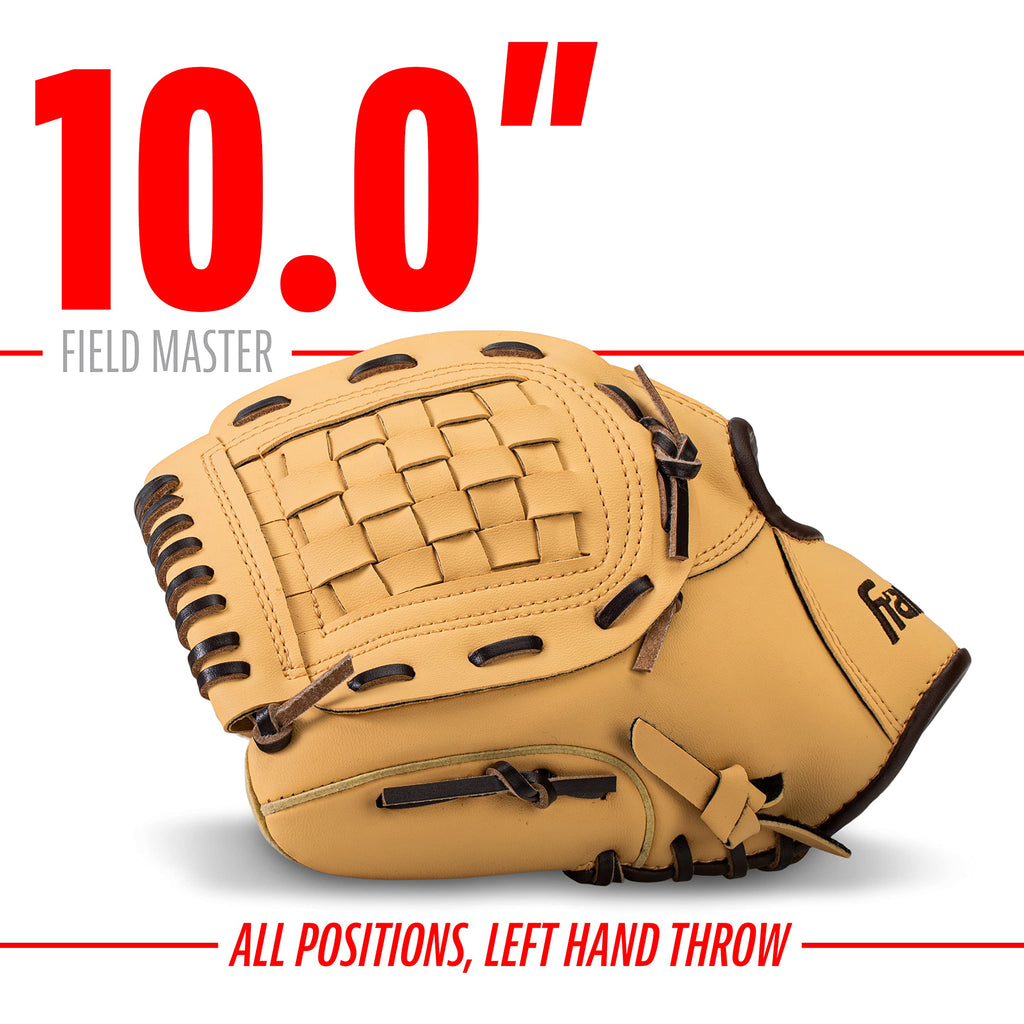 Old World Hub Franklin Sports Field Master baseball and softball glove for men and women, right-hand throw, adult and youth sizes.