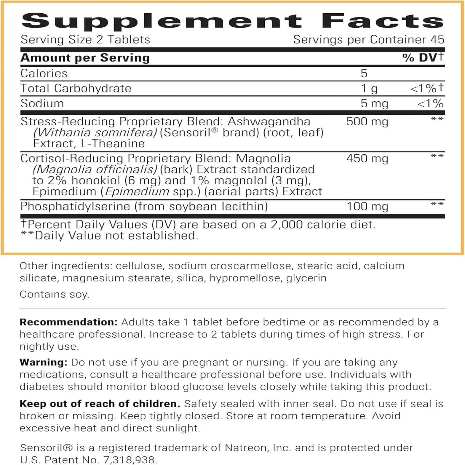 Old World Hub Integrative Therapeutics Cortisol Manager bottle with 30 tablets, supporting stress relief and relaxation.