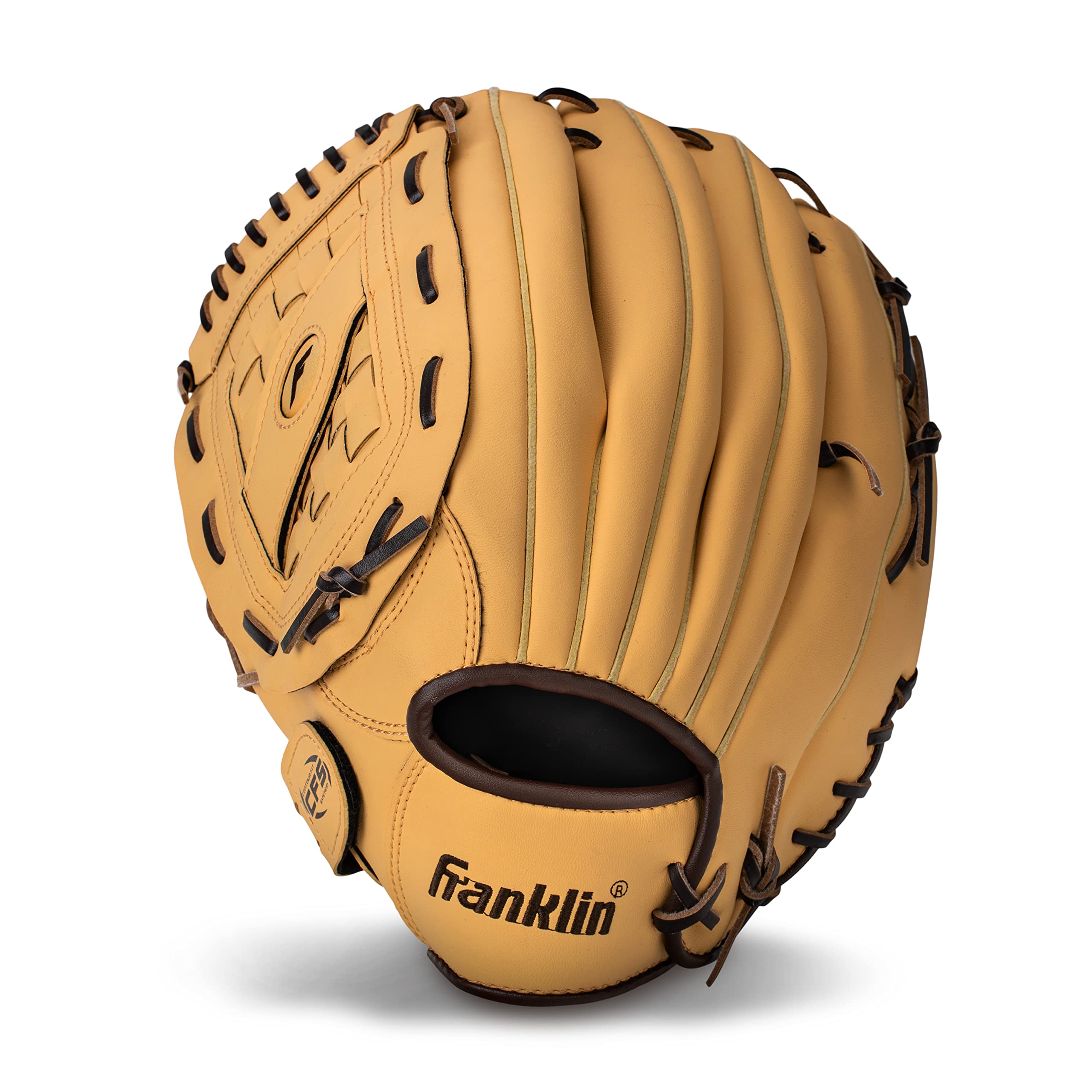 Old World Hub Franklin Sports Field Master baseball and softball glove, adult and youth mitt for right-handed throw.