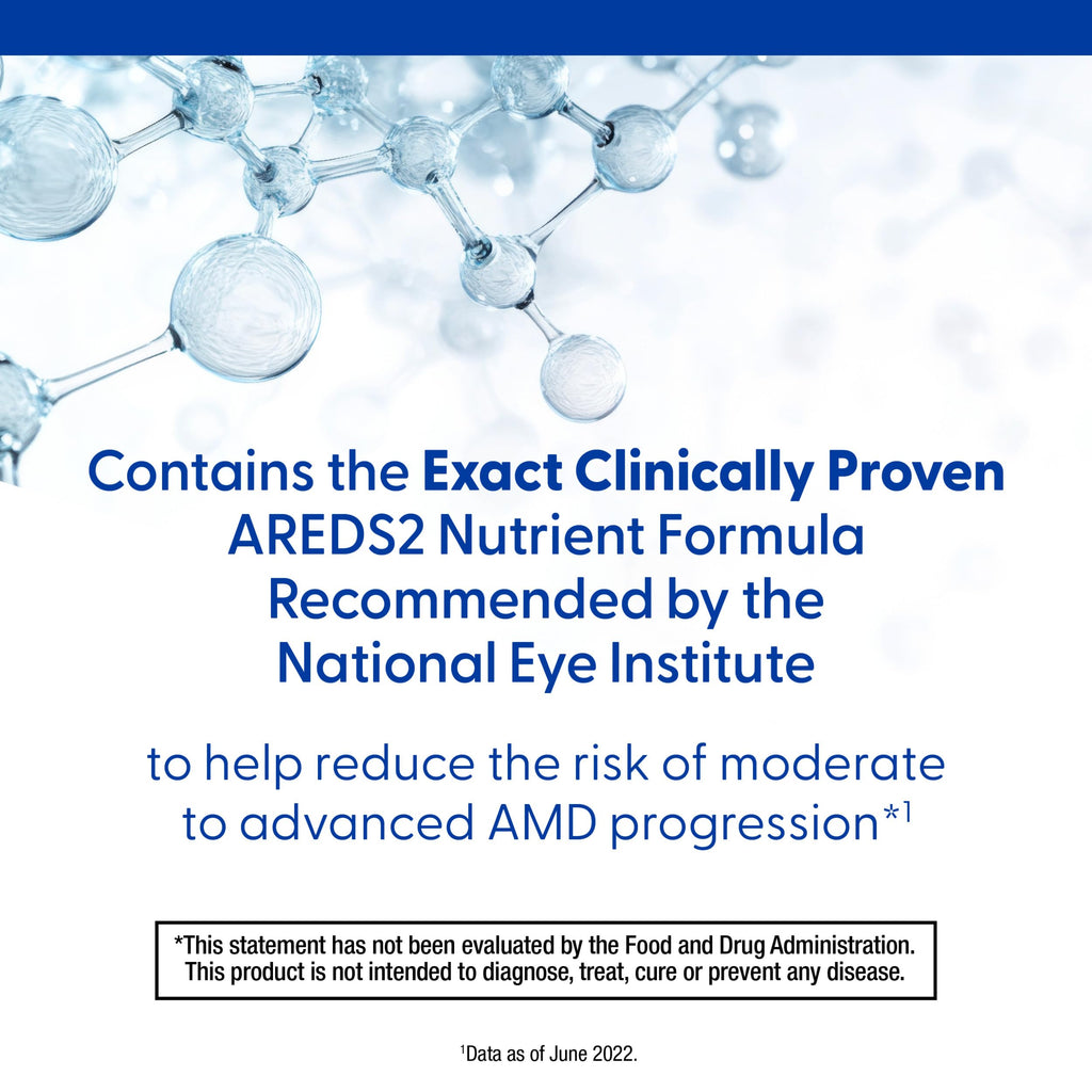 PreserVision AREDS 2 eye vitamins by Old World Hub in 120 softgels, featuring lutein, zeaxanthin, vitamins C and E, zinc, and copper.