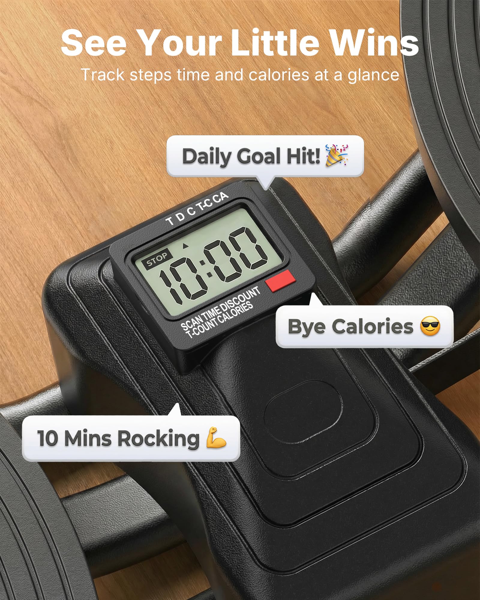 Old World Hub Merach Rocking Steppers for exercise, featuring resistance bands and low-impact balance board for full body workout.