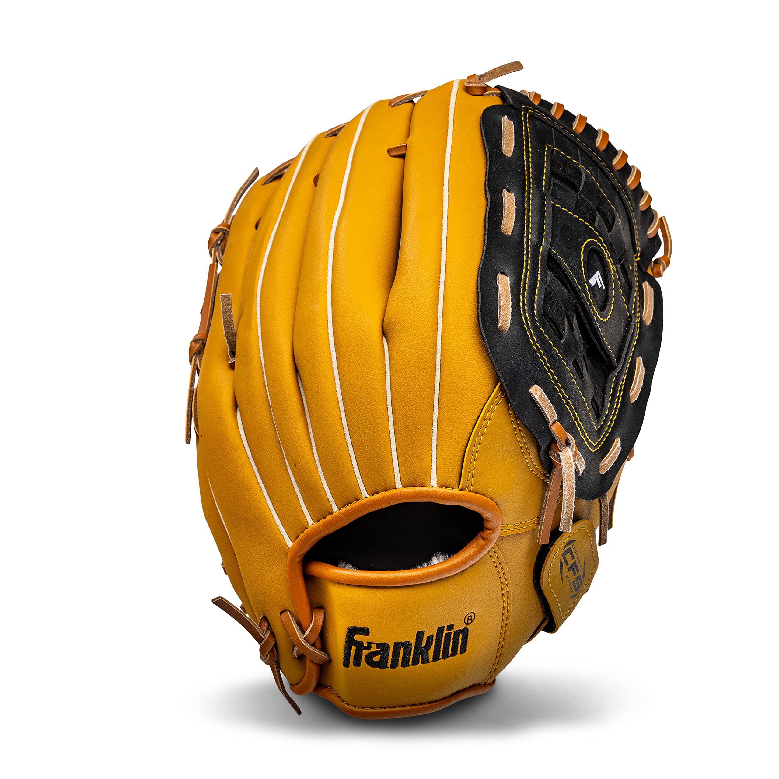 Old World Hub Franklin Sports Field Master baseball and softball glove for adults and youth, right-handed throw, men's and women's mitt.
