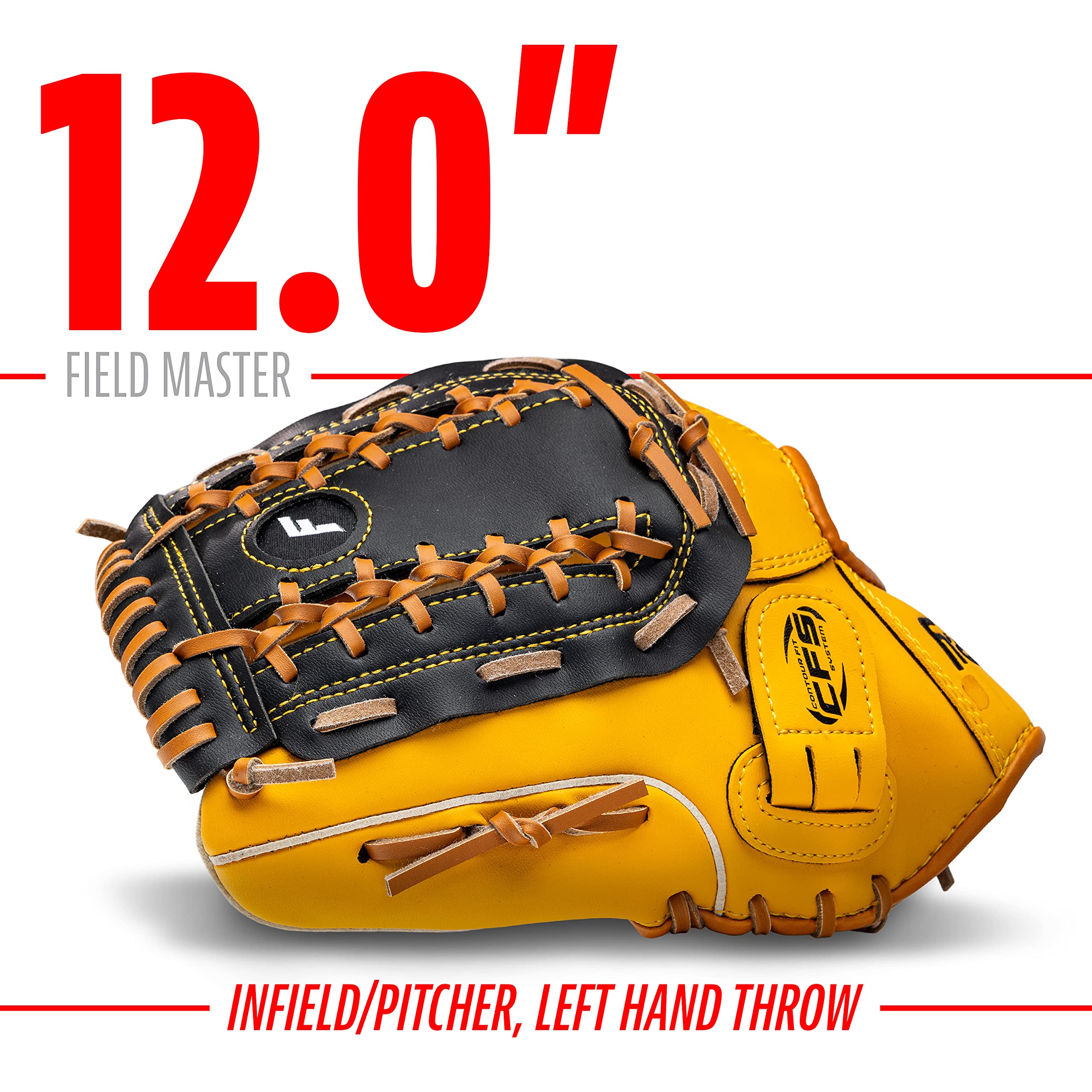 Old World Hub Franklin Sports Field Master baseball and softball glove for adults and youth, right-handed throw, men's and women's sizes