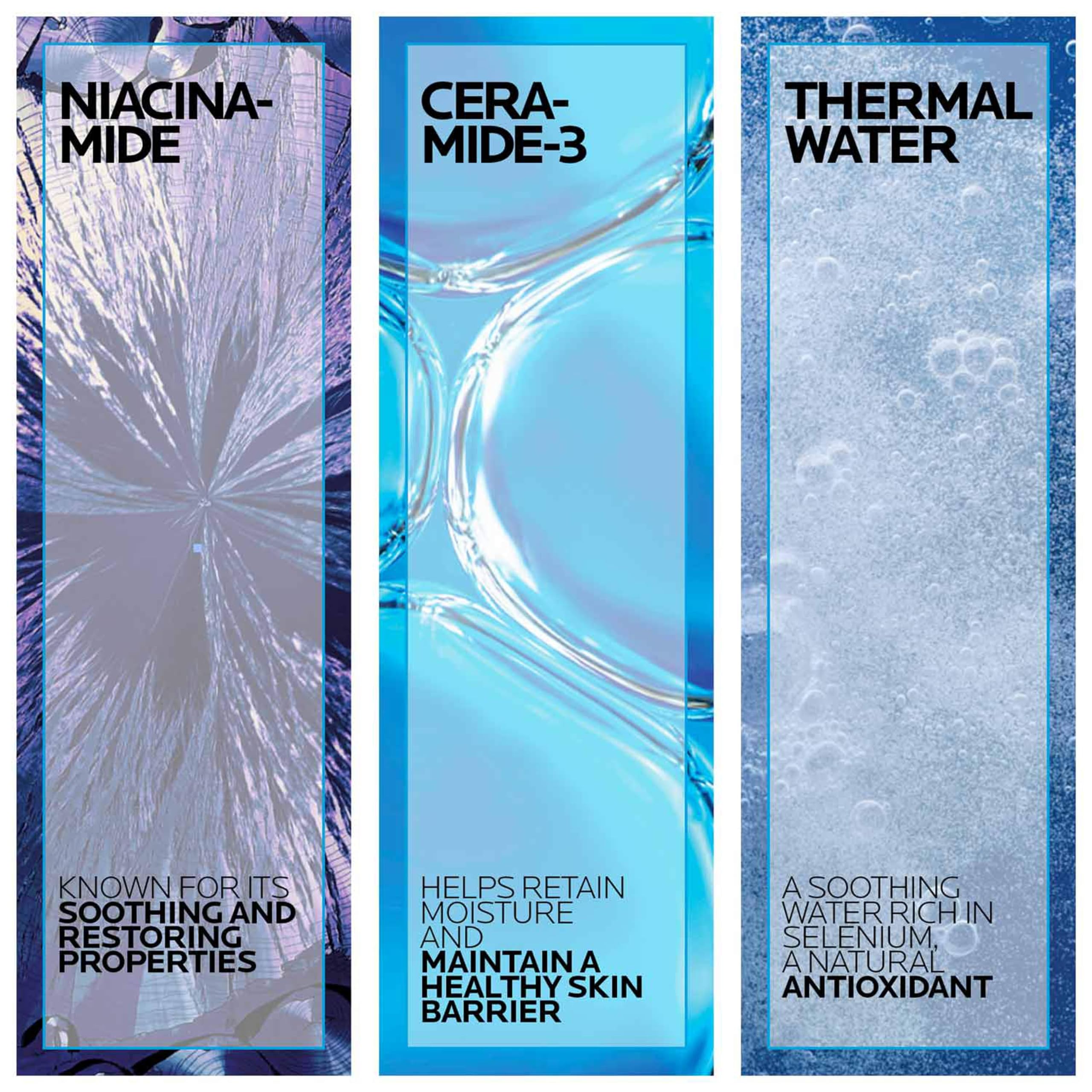 La Roche-Posay Toleriane Purifying Foaming Facial Cleanser for sensitive skin, oil-free face wash with niacinamide and ceramides.