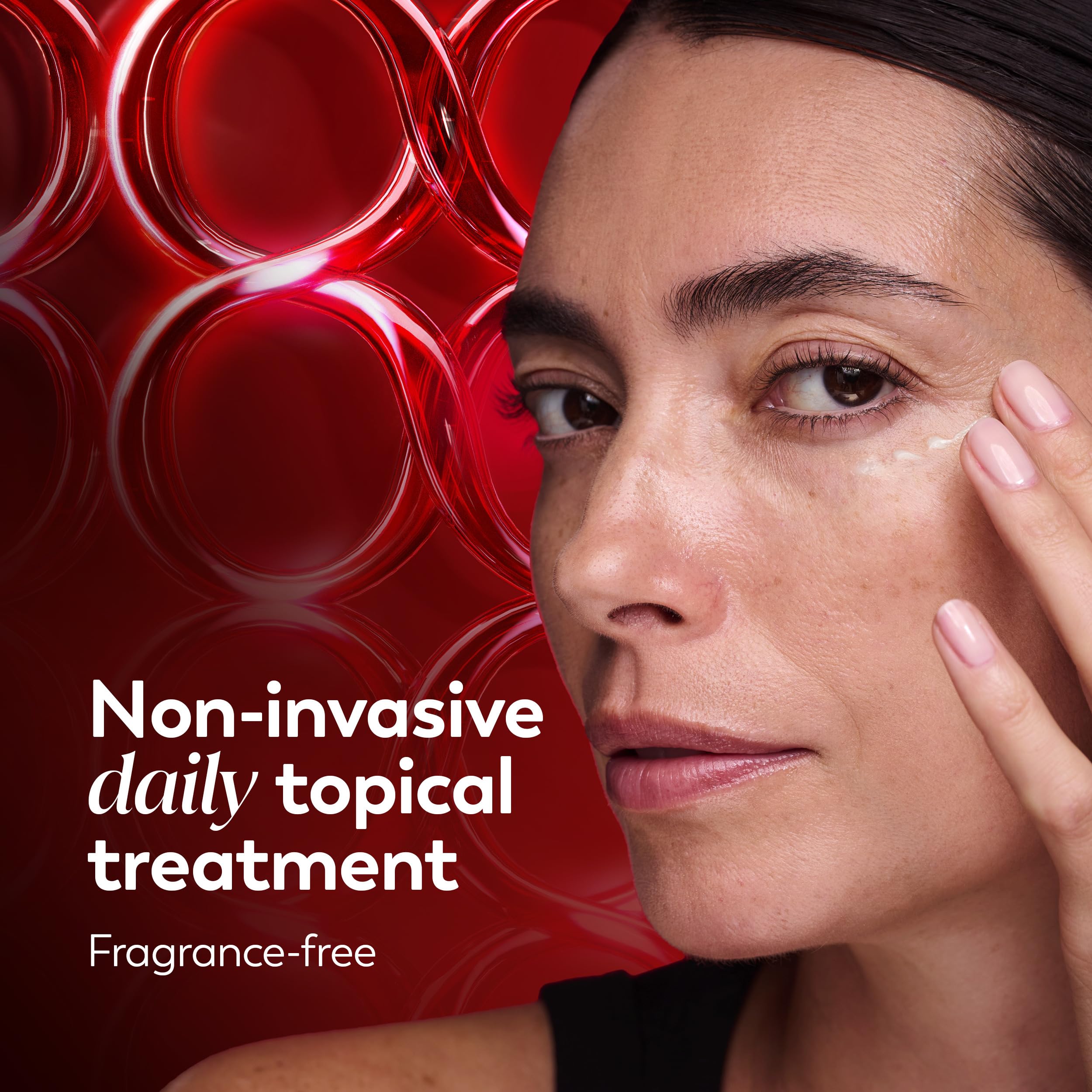 Olay Regenerist Neck and Face Roller with anti-aging moisturizer and cooling serum, designed for skin tightening and firming.