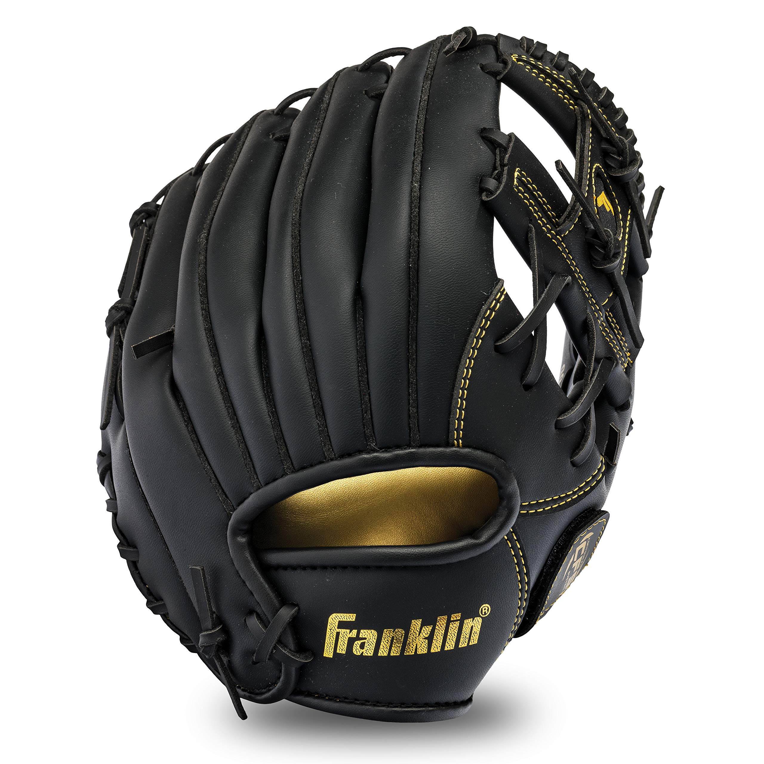 Old World Hub Franklin Sports Field Master baseball and softball glove for men and women, right-hand throw, in natural leather finish.