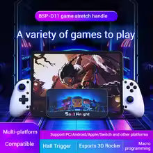 D11 Stretch gamepad Hall Trigger macro back Key Switch Android IOS Streaming gamepad PC type-c Link